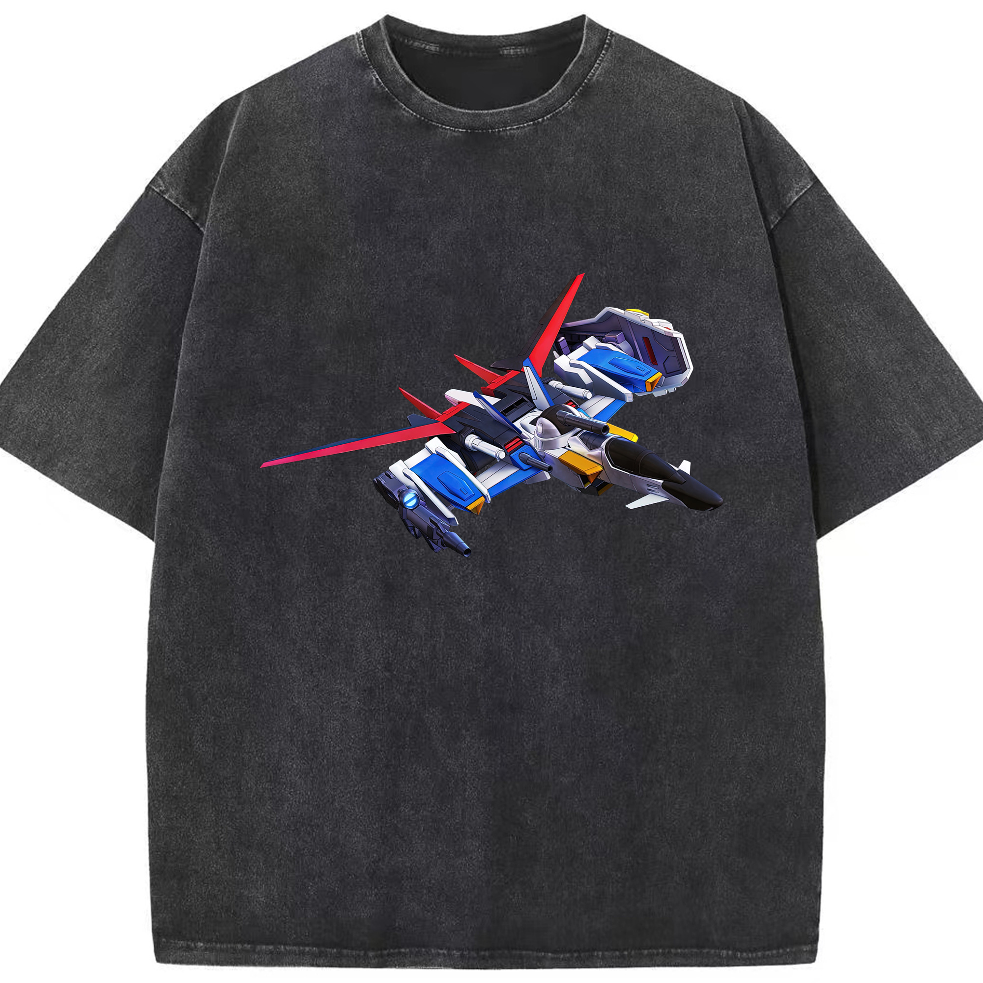 （画像用） 機動戦士ガンダム Mobile Suit Gundam 綿100% ヴィンテージ風 半袖Tシャツ（フロントプリント）