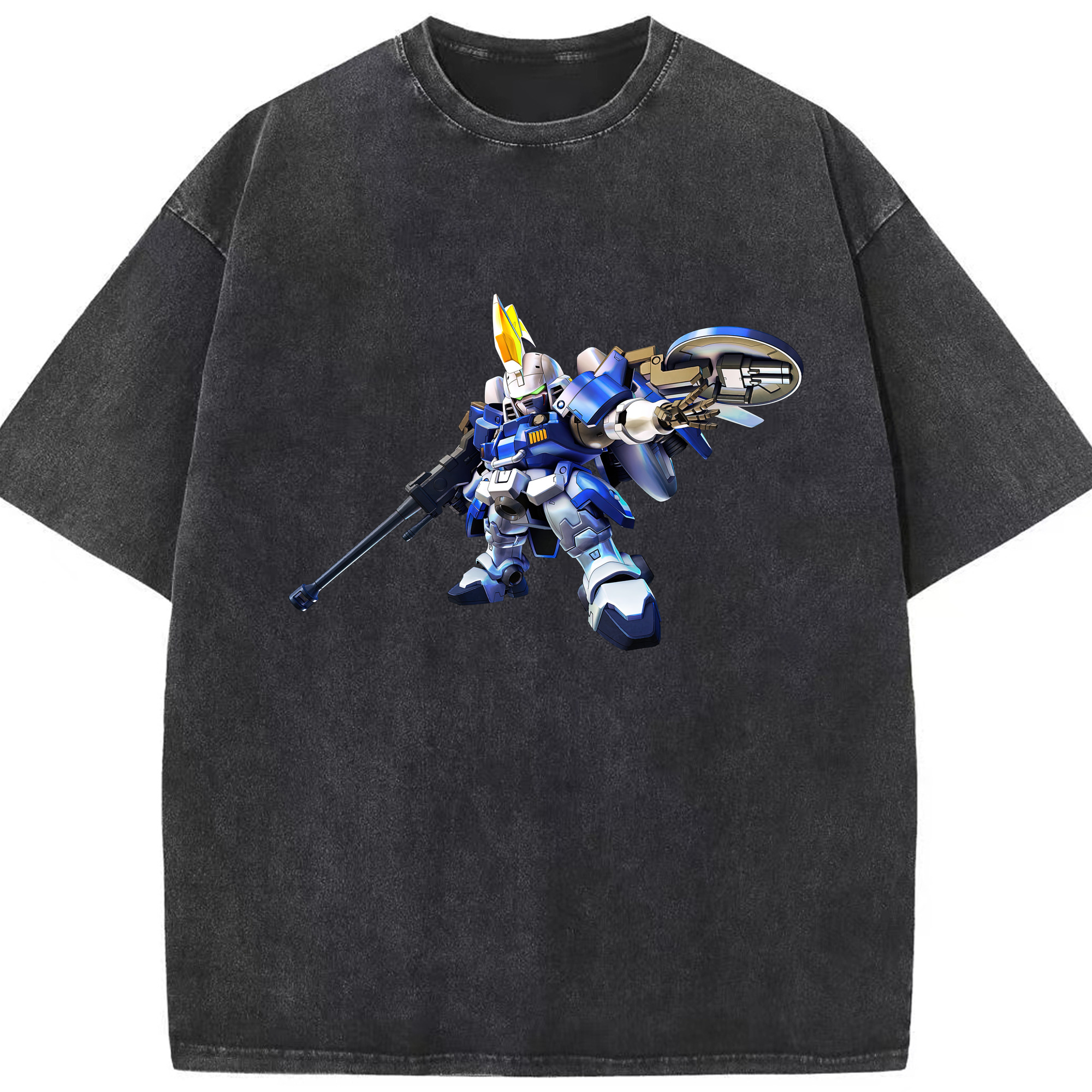 （画像用） 機動戦士ガンダム Mobile Suit Gundam 綿100% ヴィンテージ風 半袖Tシャツ（フロントプリント）