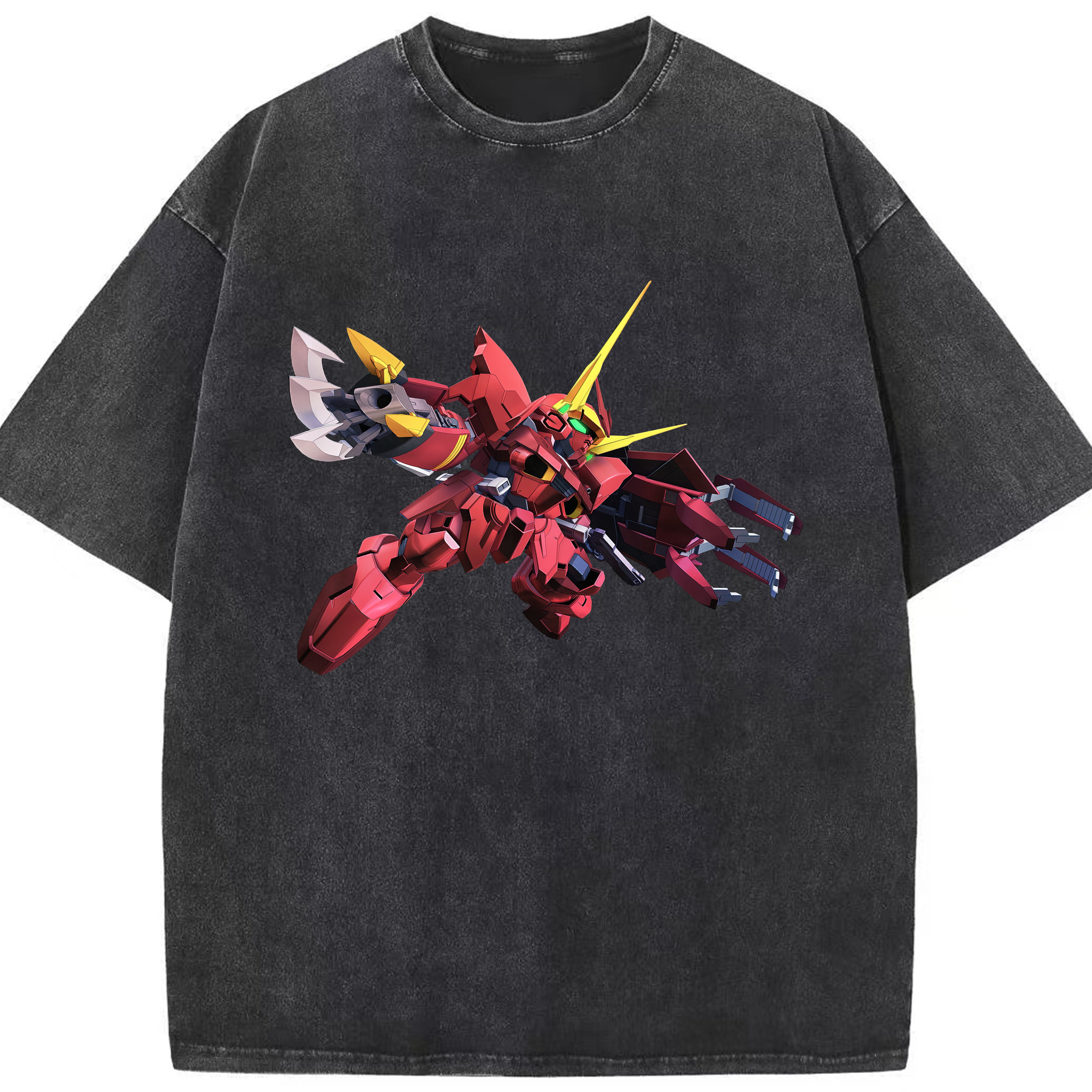 （画像用） 機動戦士ガンダム Mobile Suit Gundam 綿100% ヴィンテージ風 半袖Tシャツ（フロントプリント）