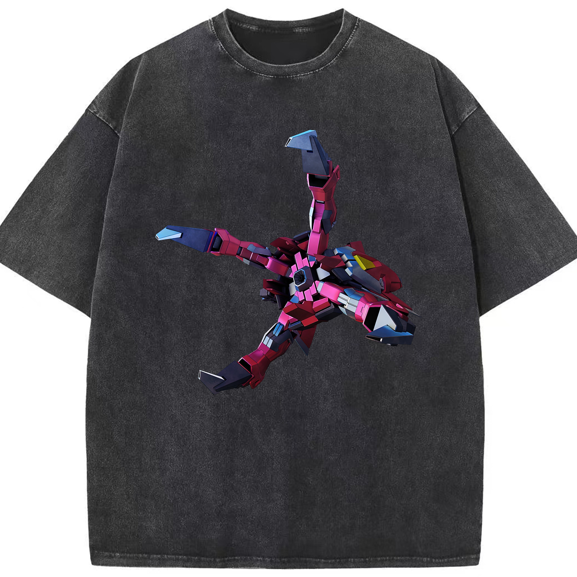 （画像用） 機動戦士ガンダム Mobile Suit Gundam 綿100% ヴィンテージ風 半袖Tシャツ（フロントプリント）