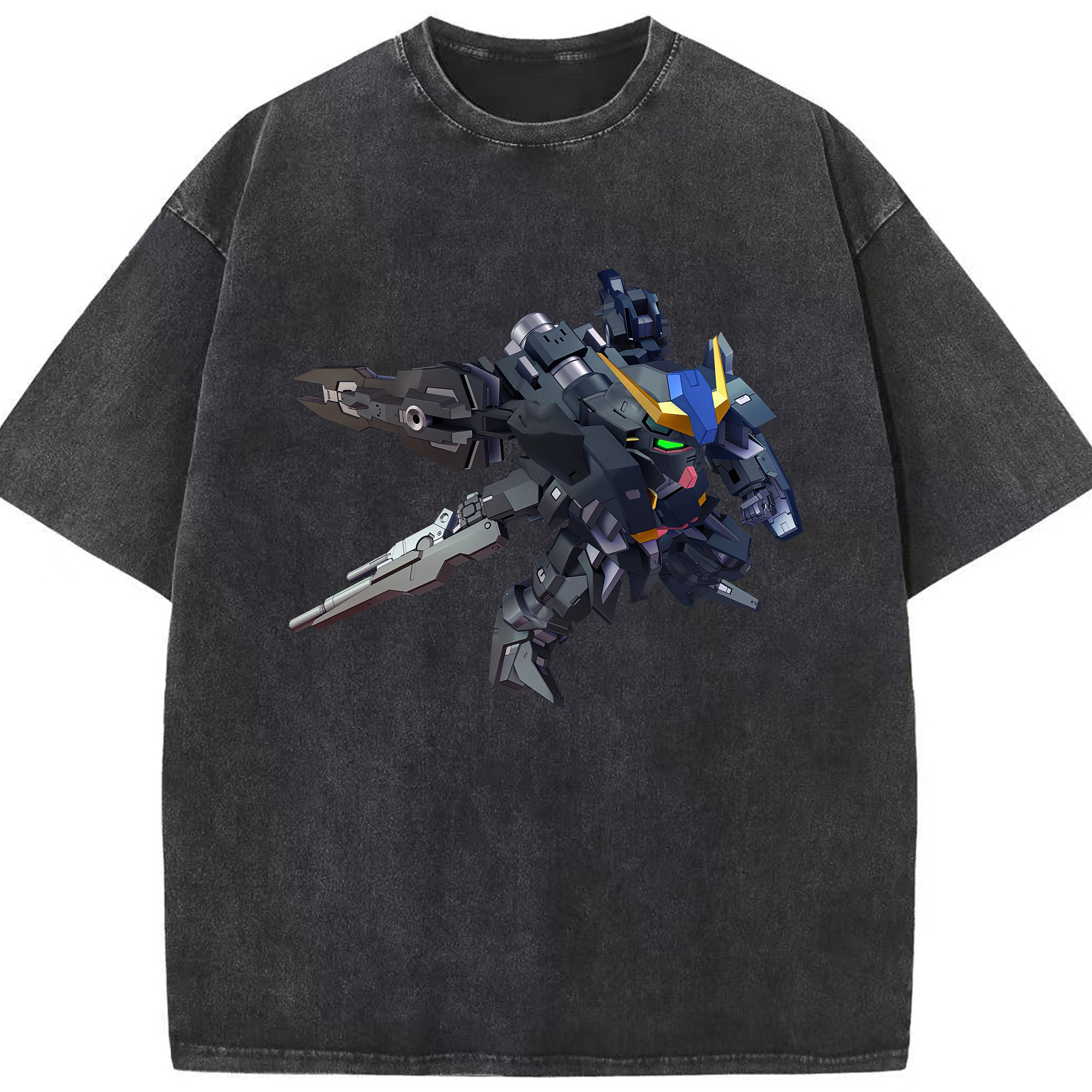 （画像用） 機動戦士ガンダム Mobile Suit Gundam 綿100% ヴィンテージ風 半袖Tシャツ（フロントプリント）