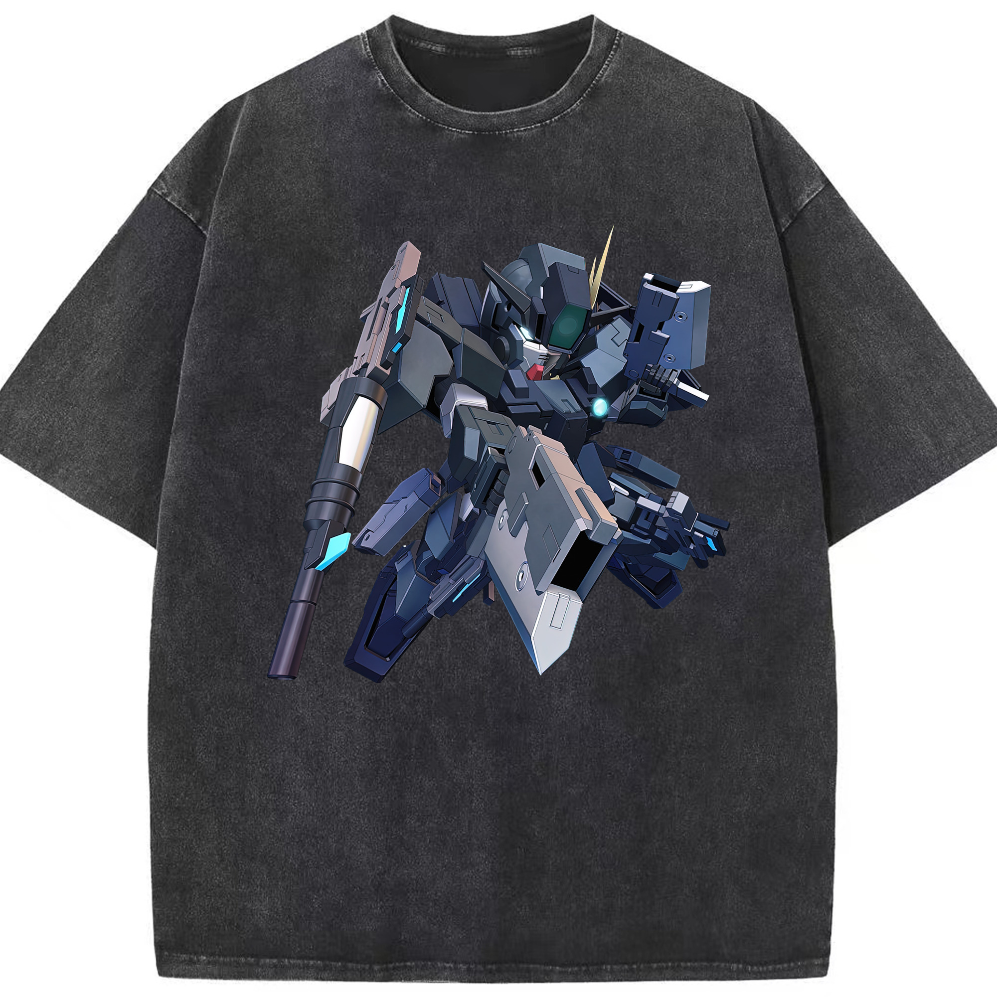 （画像用） 機動戦士ガンダム Mobile Suit Gundam 綿100% ヴィンテージ風 半袖Tシャツ（フロントプリント）