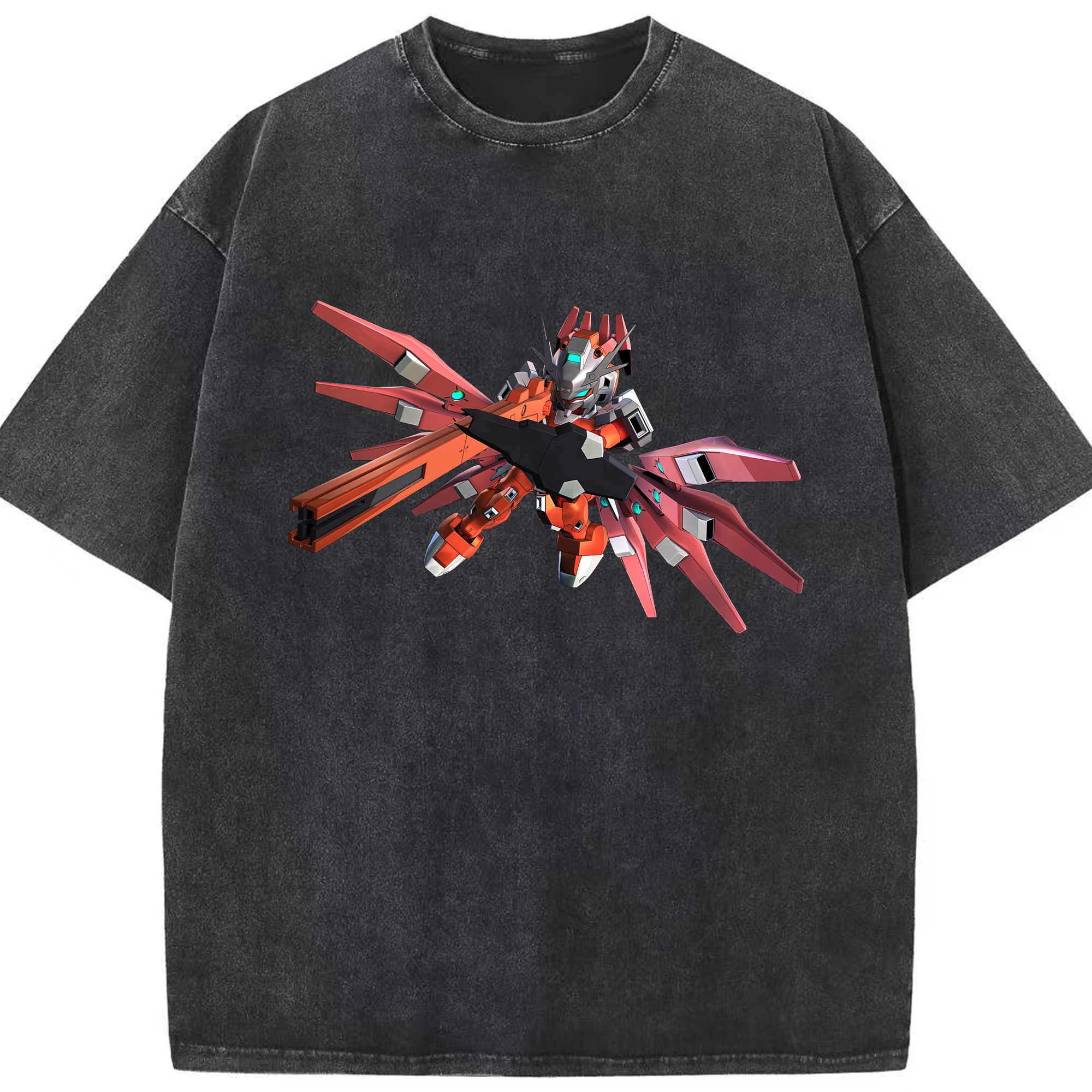 （画像用） 機動戦士ガンダム Mobile Suit Gundam 綿100% ヴィンテージ風 半袖Tシャツ（フロントプリント）