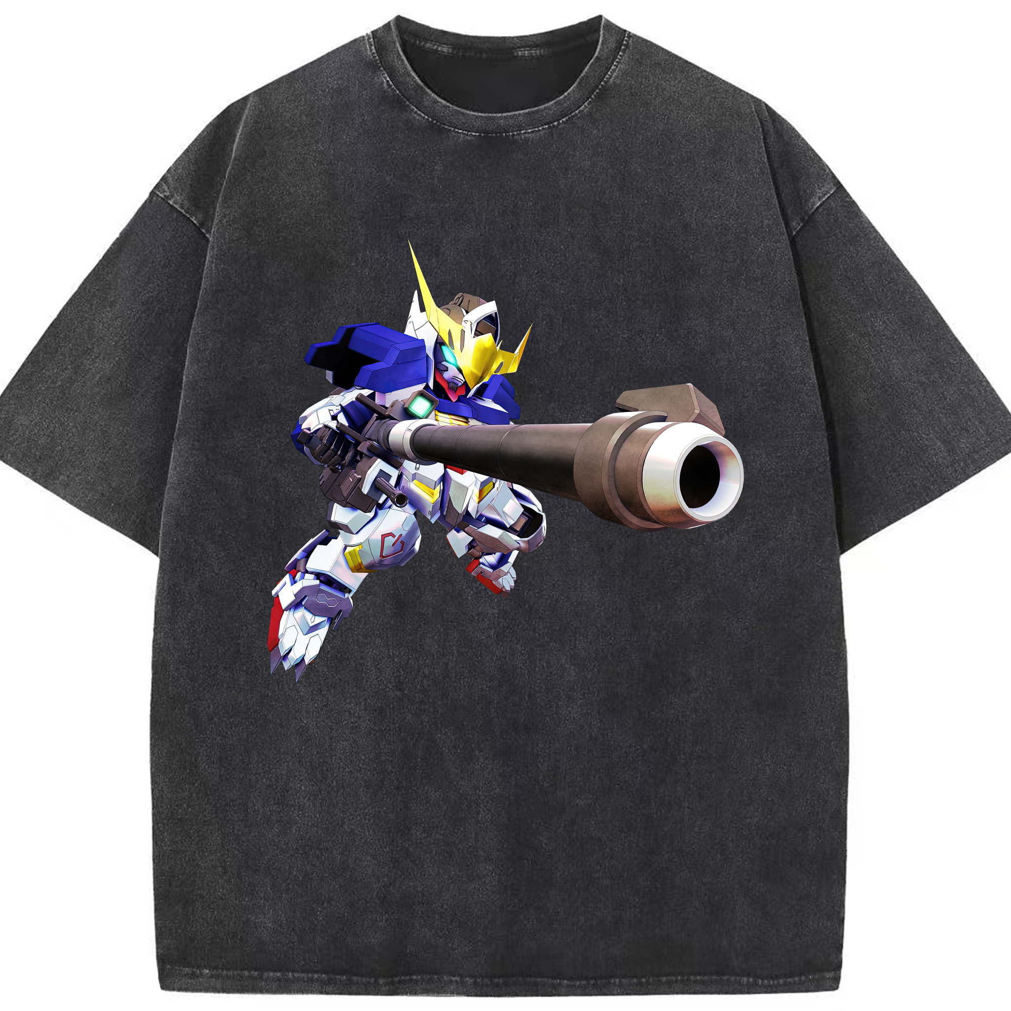 （画像用） 機動戦士ガンダム Mobile Suit Gundam 綿100% ヴィンテージ風 半袖Tシャツ（フロントプリント）