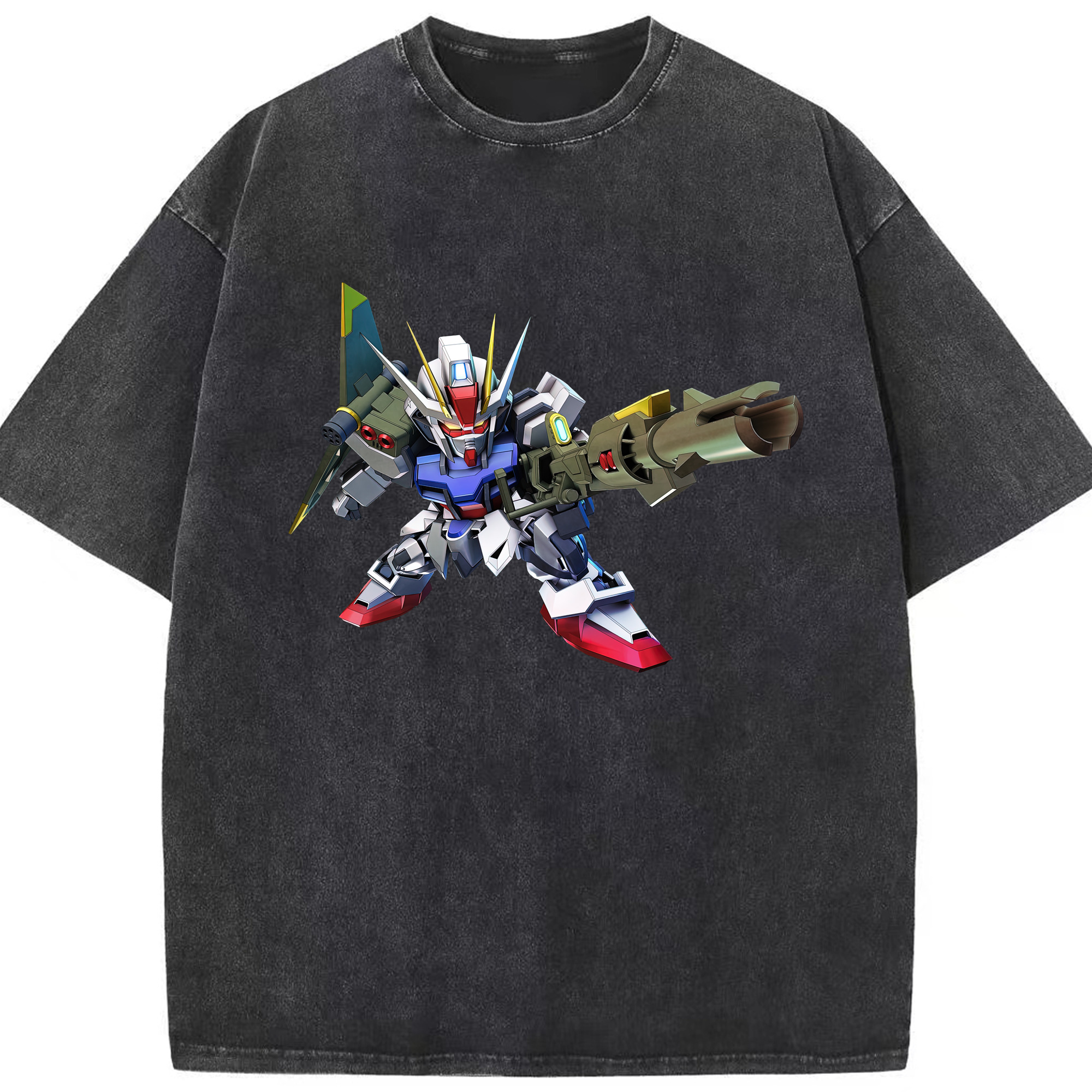 （画像用） 機動戦士ガンダム Mobile Suit Gundam 綿100% ヴィンテージ風 半袖Tシャツ（フロントプリント）