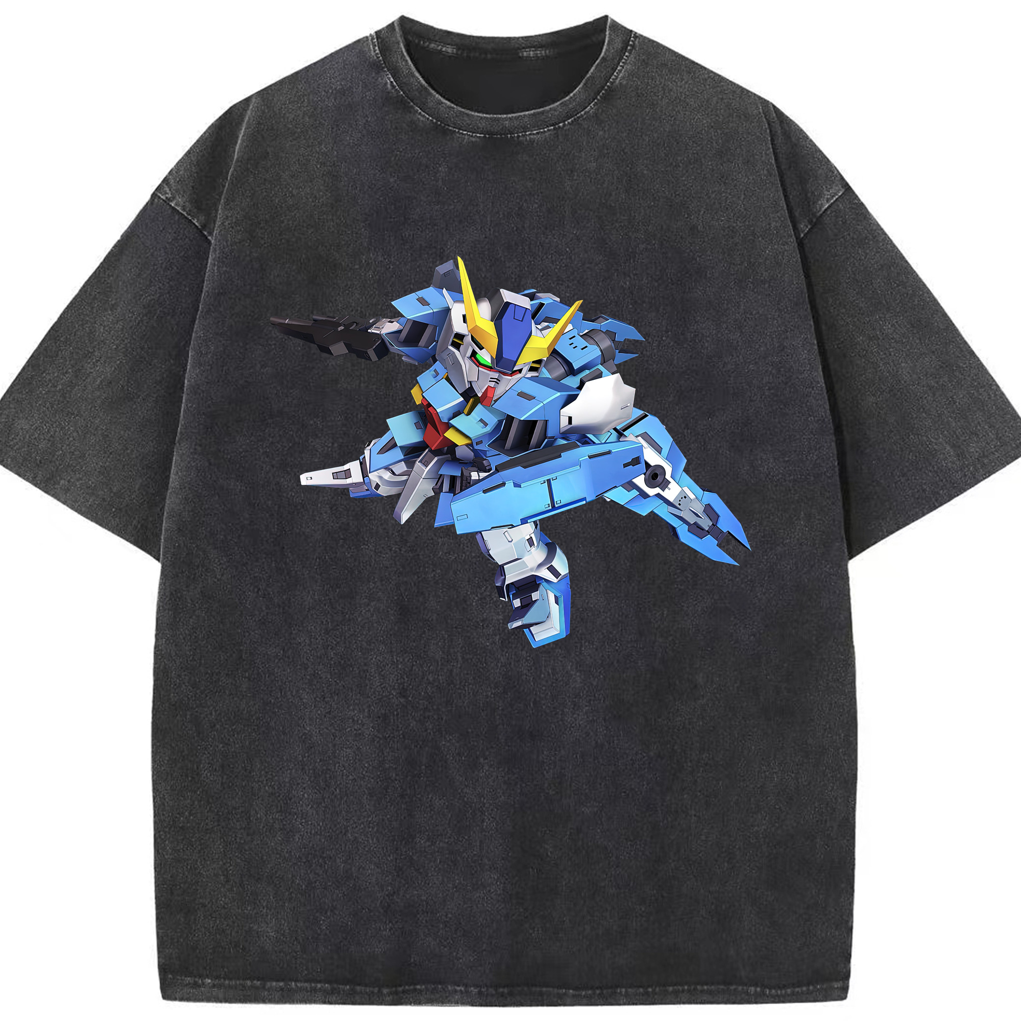 （画像用） 機動戦士ガンダム Mobile Suit Gundam 綿100% ヴィンテージ風 半袖Tシャツ（フロントプリント）
