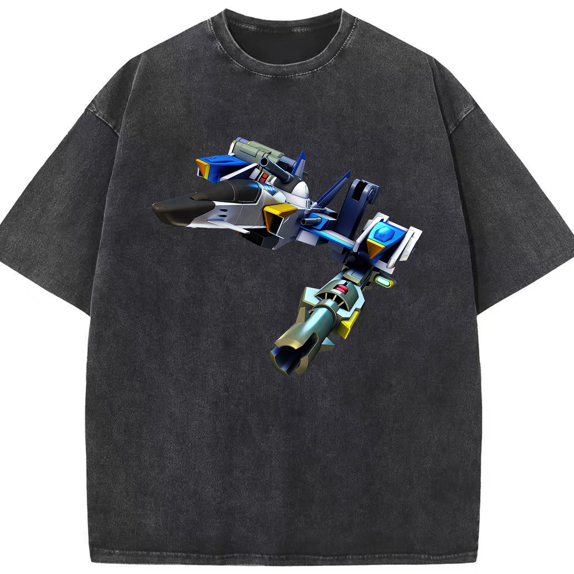 （画像用） 機動戦士ガンダム Mobile Suit Gundam 綿100% ヴィンテージ風 半袖Tシャツ（フロントプリント）