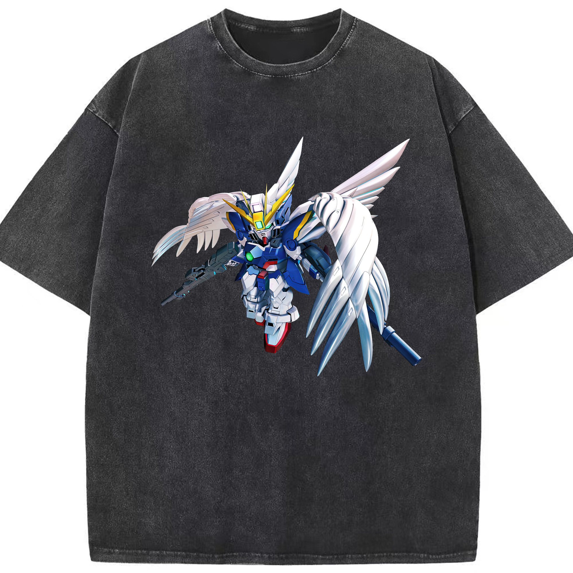 （画像用） 機動戦士ガンダム Mobile Suit Gundam 綿100% ヴィンテージ風 半袖Tシャツ（フロントプリント）