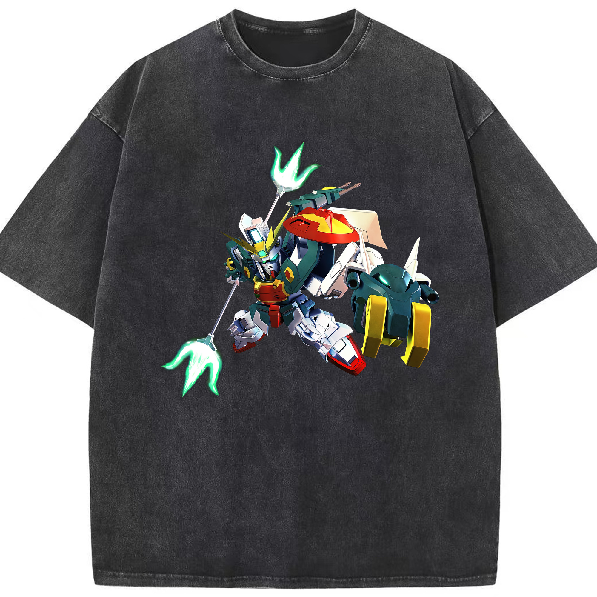 （画像用） 機動戦士ガンダム Mobile Suit Gundam 綿100% ヴィンテージ風 半袖Tシャツ（フロントプリント）