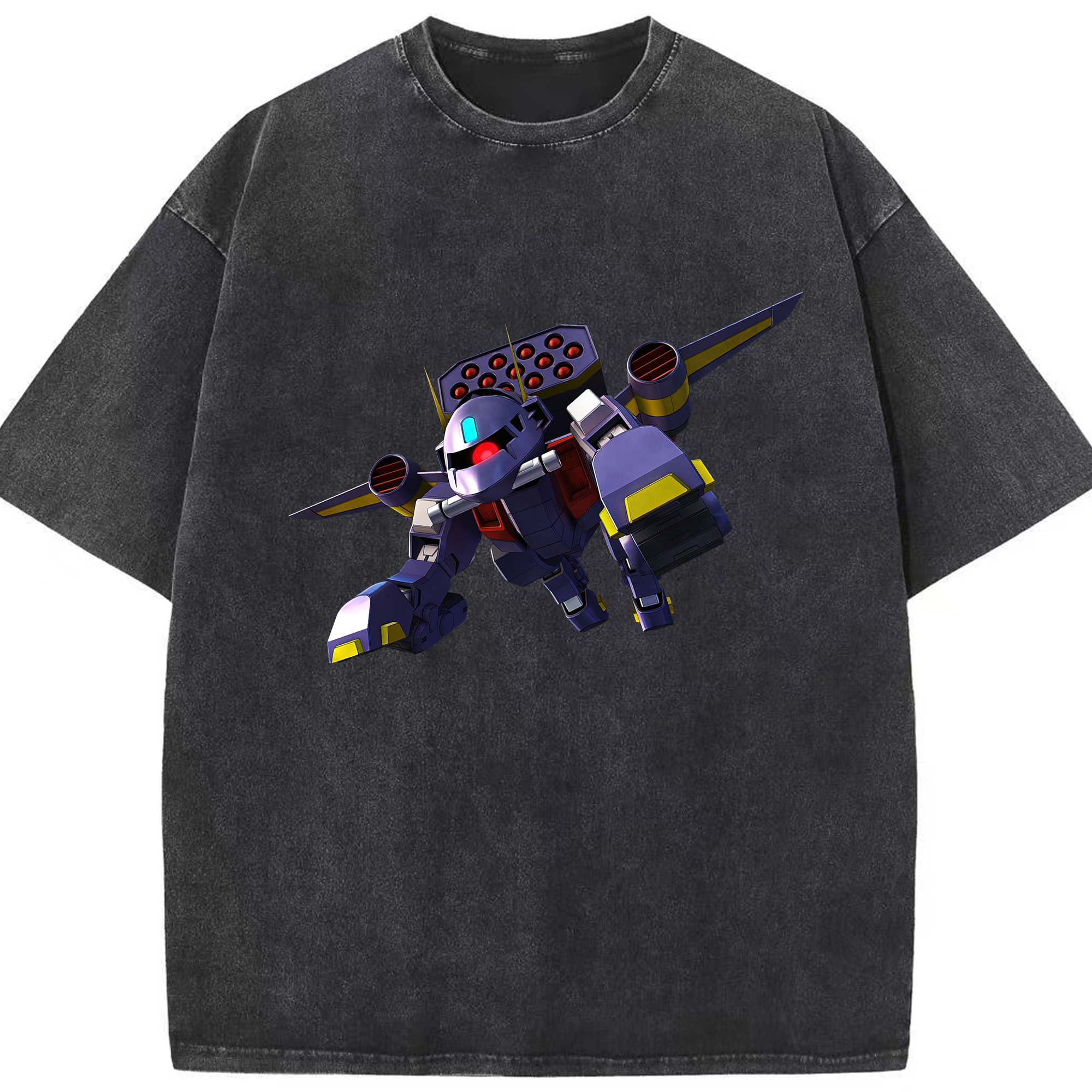 （画像用） 機動戦士ガンダム Mobile Suit Gundam 綿100% ヴィンテージ風 半袖Tシャツ（フロントプリント）