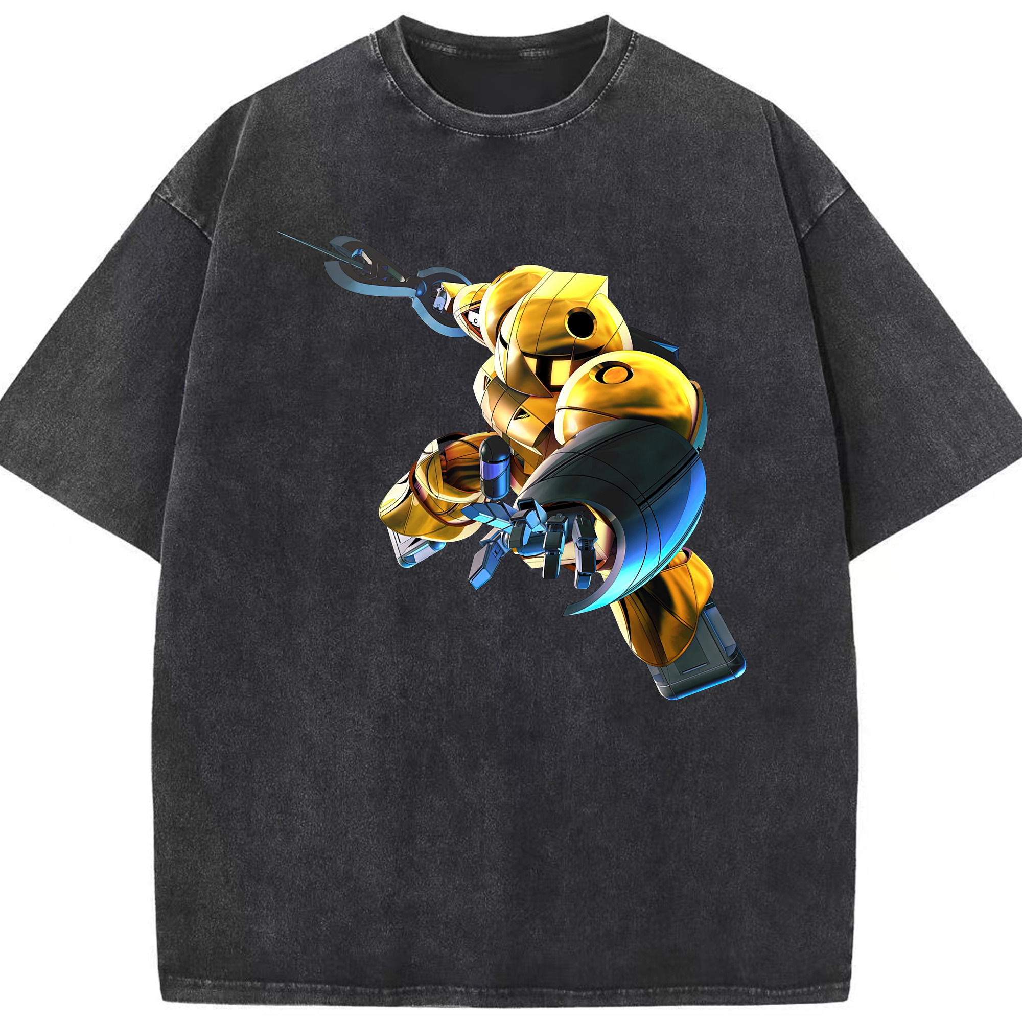 （画像用） 機動戦士ガンダム Mobile Suit Gundam 綿100% ヴィンテージ風 半袖Tシャツ（フロントプリント）
