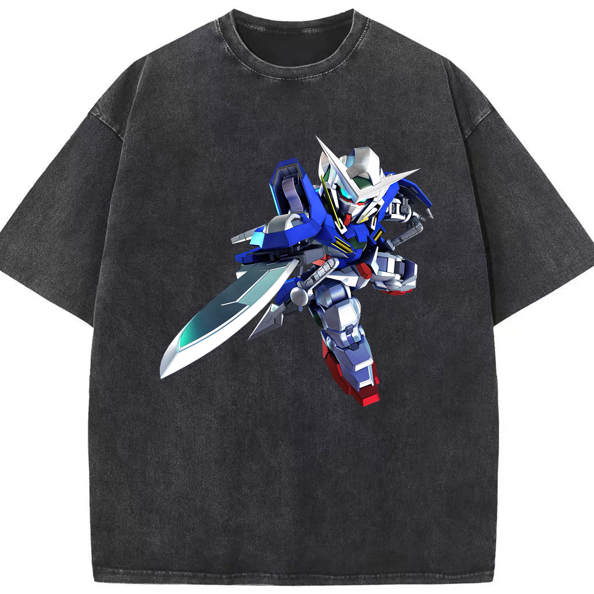 （画像用） 機動戦士ガンダム Mobile Suit Gundam 綿100% ヴィンテージ風 半袖Tシャツ（フロントプリント）