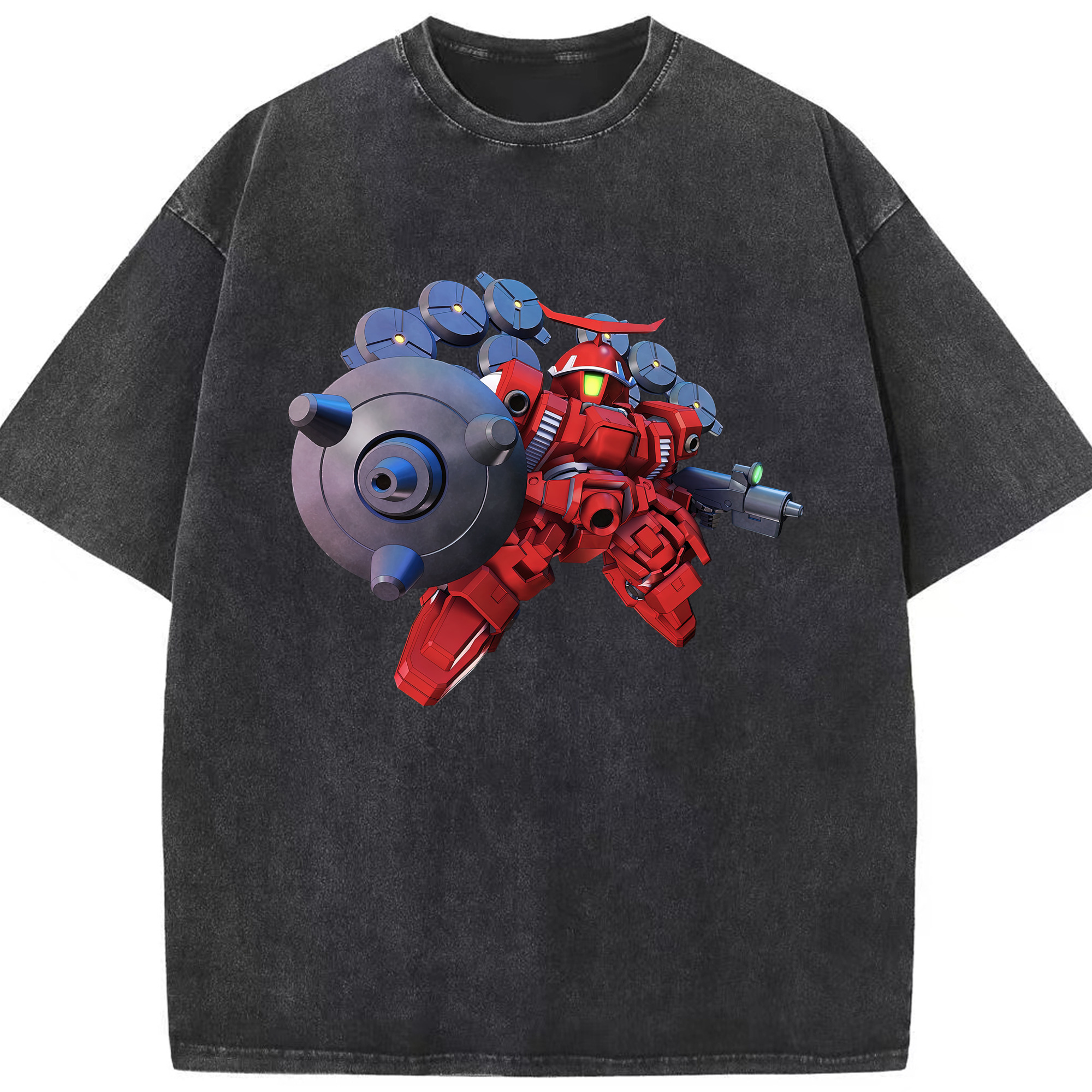 （画像用） 機動戦士ガンダム Mobile Suit Gundam 綿100% ヴィンテージ風 半袖Tシャツ（フロントプリント）