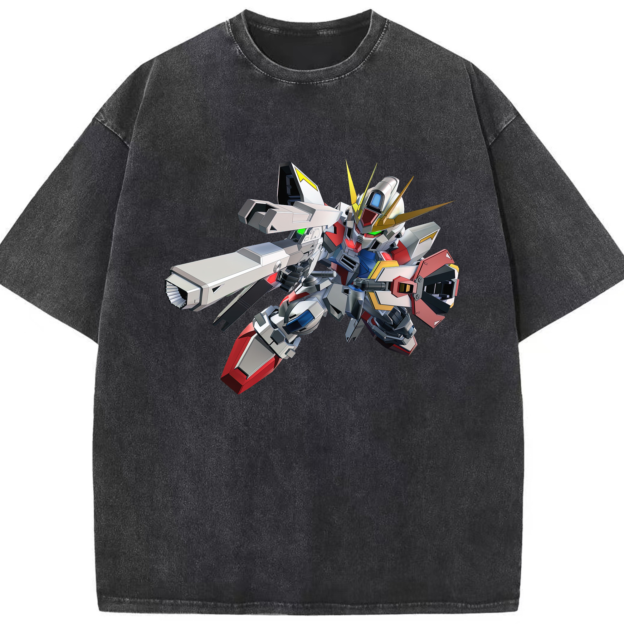 （画像用） 機動戦士ガンダム Mobile Suit Gundam 綿100% ヴィンテージ風 半袖Tシャツ（フロントプリント）