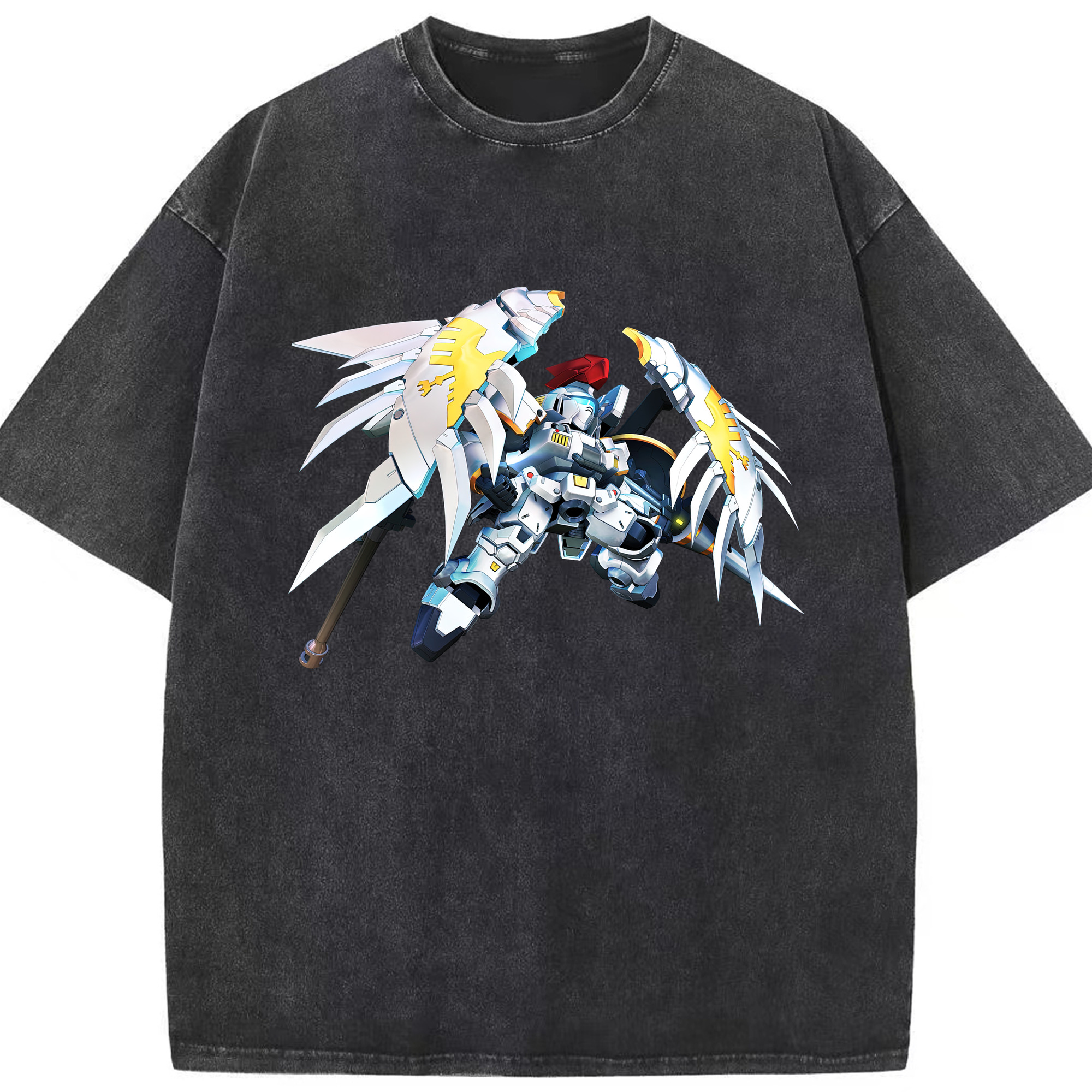 （画像用） 機動戦士ガンダム Mobile Suit Gundam 綿100% ヴィンテージ風 半袖Tシャツ（フロントプリント）