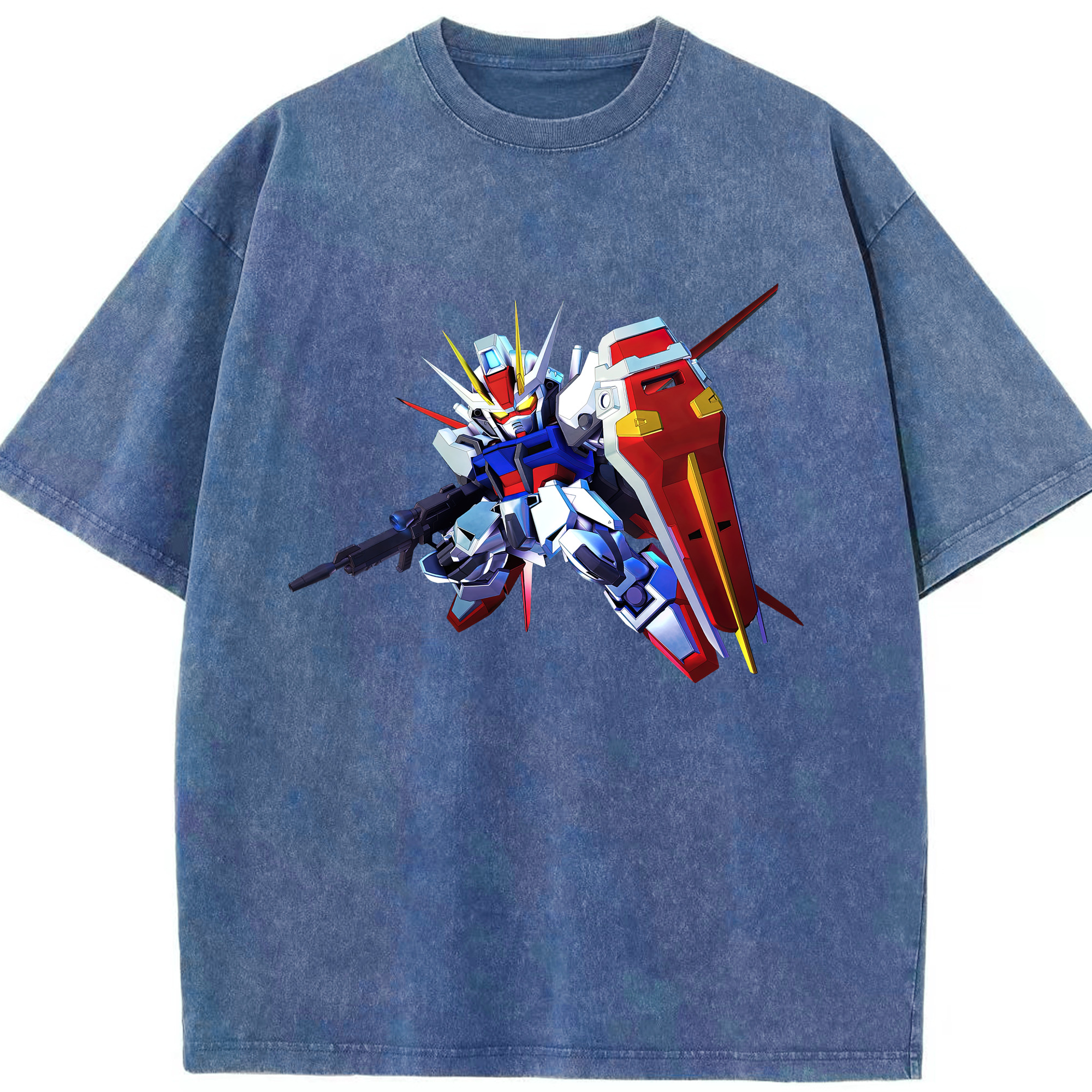 （画像用） 機動戦士ガンダム Mobile Suit Gundam 綿100% ヴィンテージ風 半袖Tシャツ（フロントプリント）