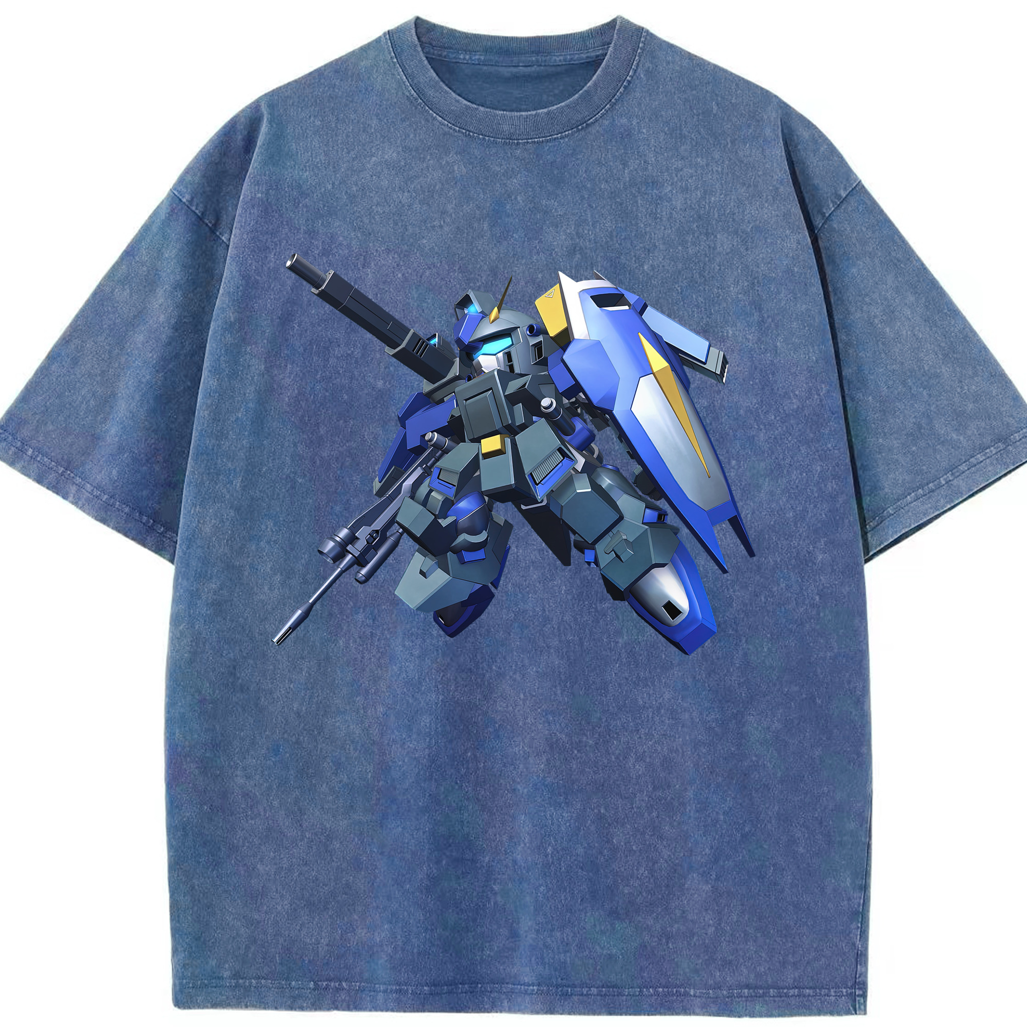 （画像用） 機動戦士ガンダム Mobile Suit Gundam 綿100% ヴィンテージ風 半袖Tシャツ（フロントプリント）