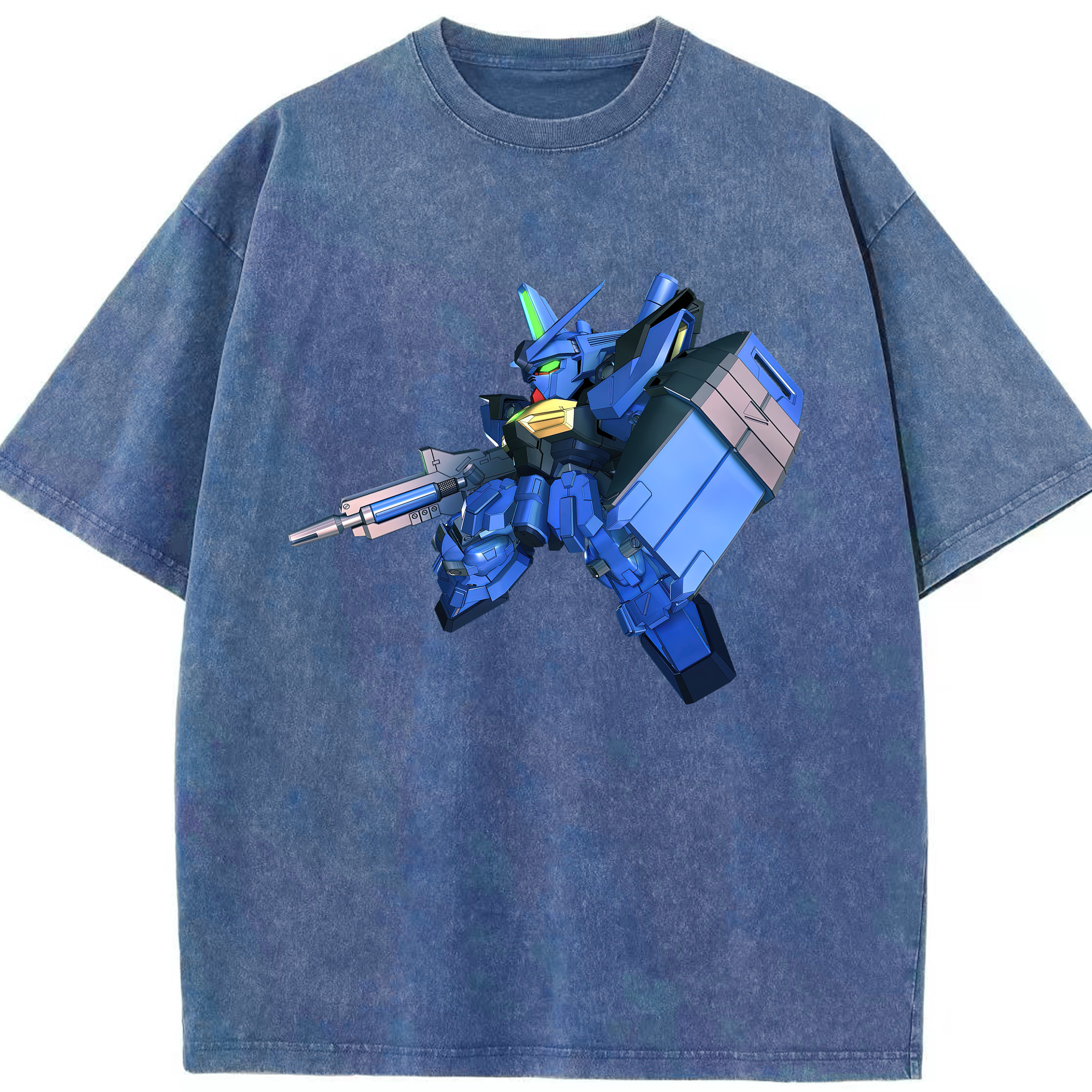 （画像用） 機動戦士ガンダム Mobile Suit Gundam 綿100% ヴィンテージ風 半袖Tシャツ（フロントプリント）