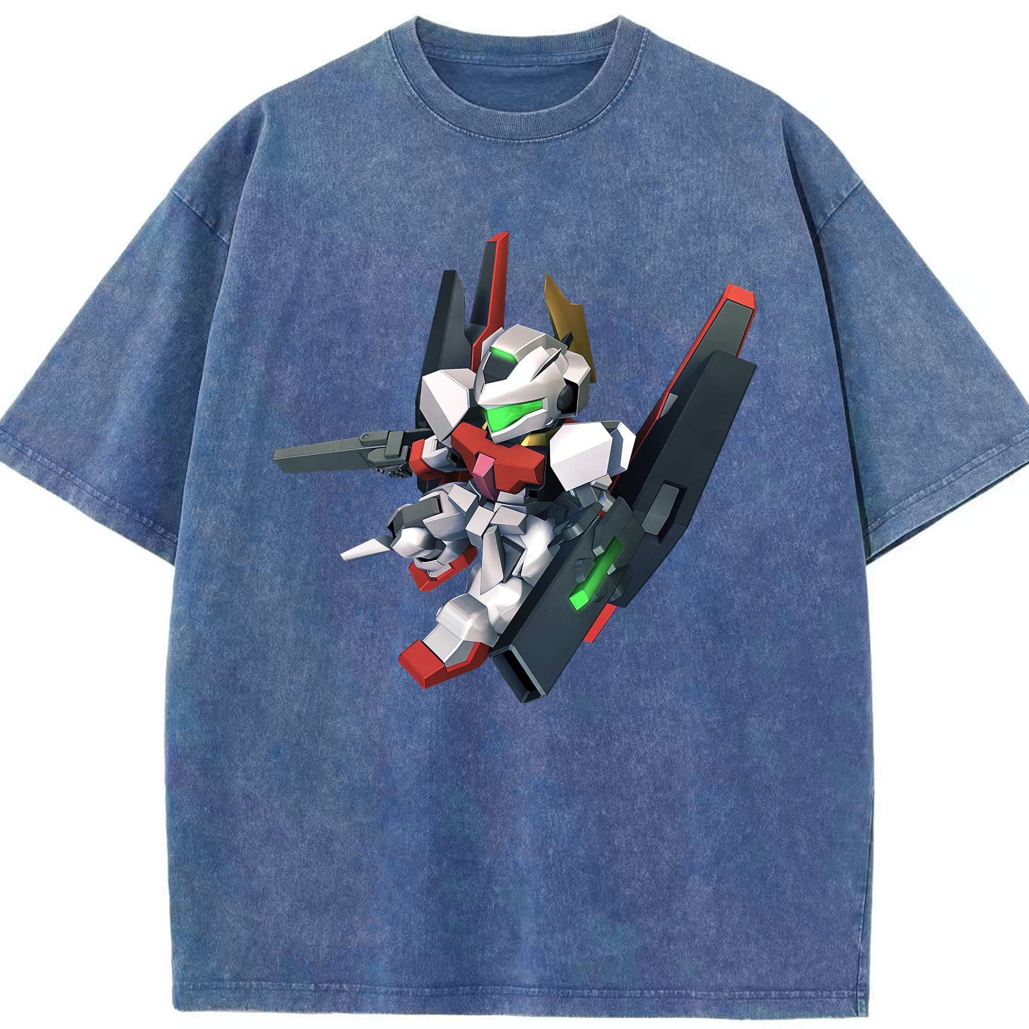 （画像用） 機動戦士ガンダム Mobile Suit Gundam 綿100% ヴィンテージ風 半袖Tシャツ（フロントプリント）