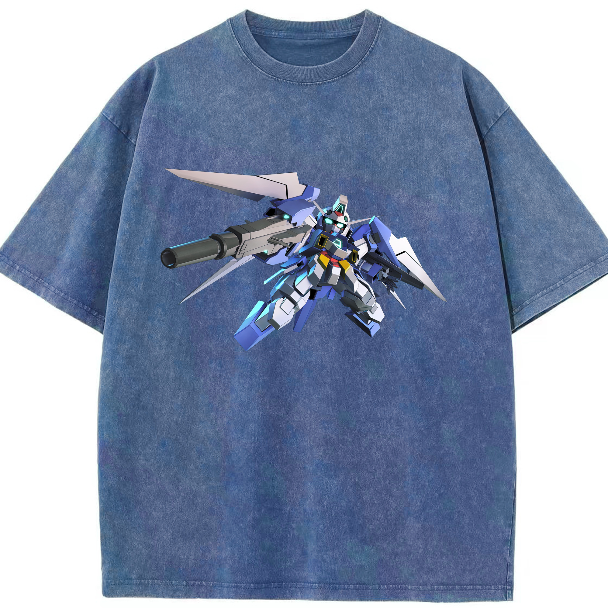 （画像用） 機動戦士ガンダム Mobile Suit Gundam 綿100% ヴィンテージ風 半袖Tシャツ（フロントプリント）