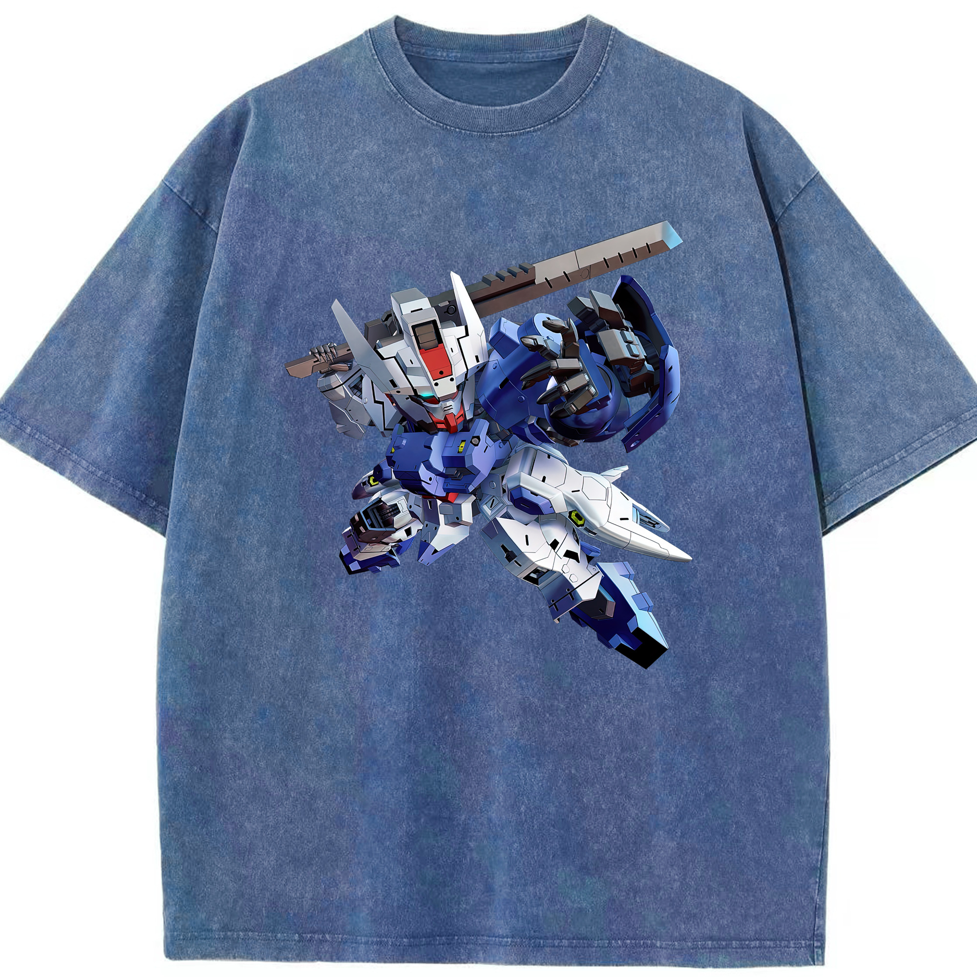 （画像用） 機動戦士ガンダム Mobile Suit Gundam 綿100% ヴィンテージ風 半袖Tシャツ（フロントプリント）
