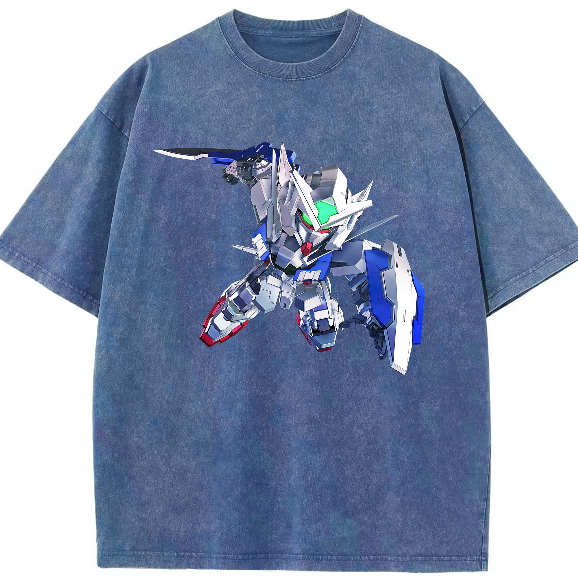 （画像用） 機動戦士ガンダム Mobile Suit Gundam 綿100% ヴィンテージ風 半袖Tシャツ（フロントプリント）