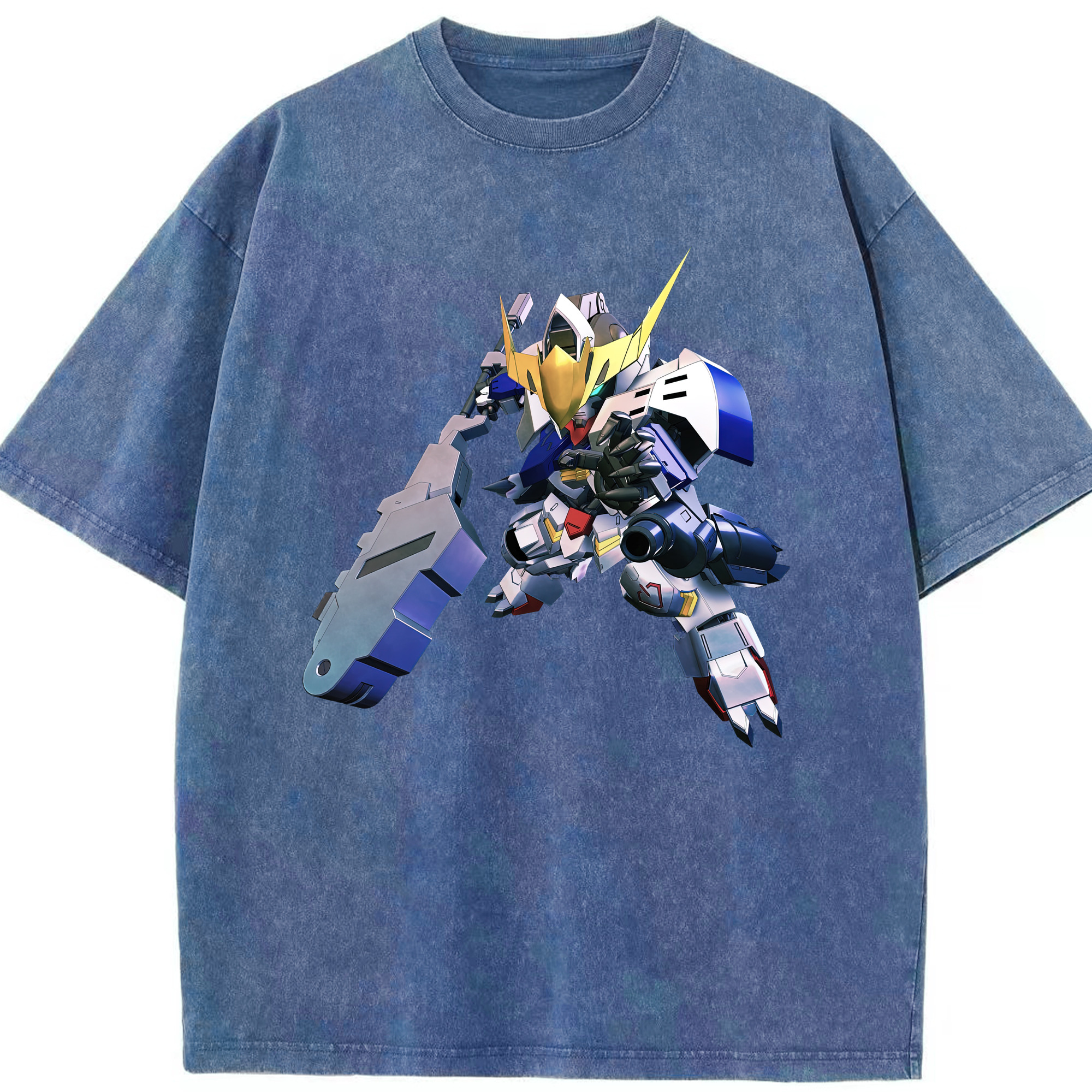 （画像用） 機動戦士ガンダム Mobile Suit Gundam 綿100% ヴィンテージ風 半袖Tシャツ（フロントプリント）