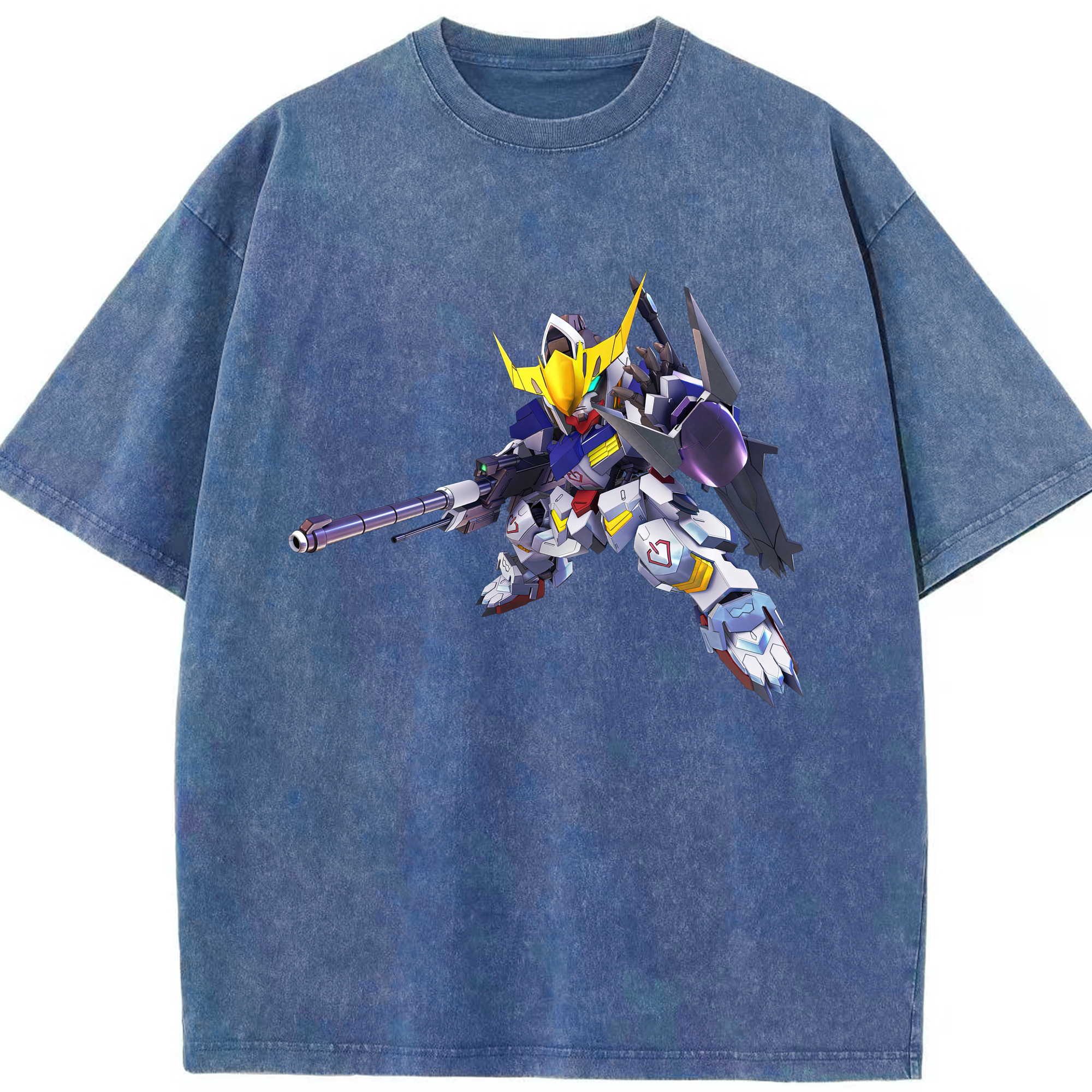 （画像用） 機動戦士ガンダム Mobile Suit Gundam 綿100% ヴィンテージ風 半袖Tシャツ（フロントプリント）