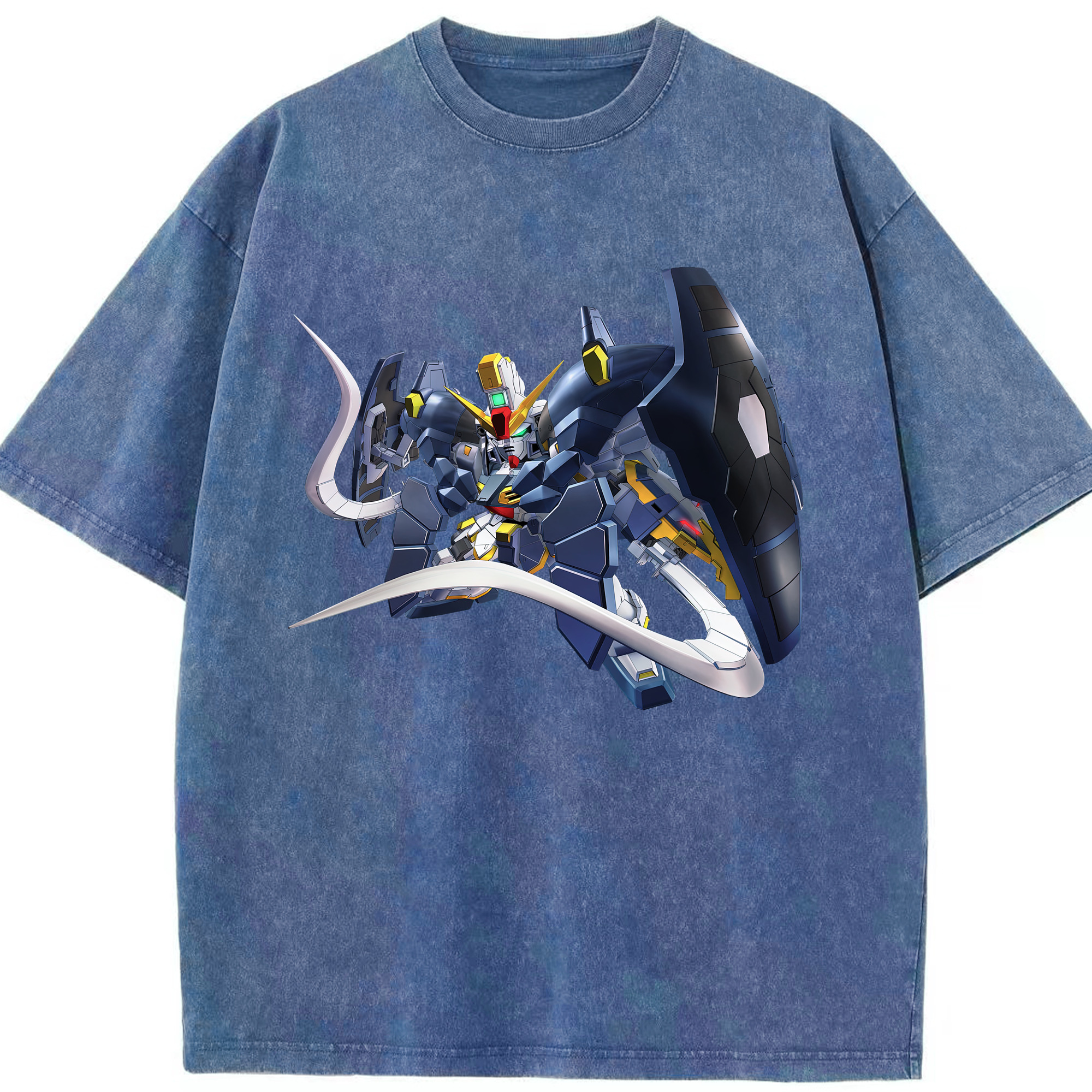 （画像用） 機動戦士ガンダム Mobile Suit Gundam 綿100% ヴィンテージ風 半袖Tシャツ（フロントプリント）