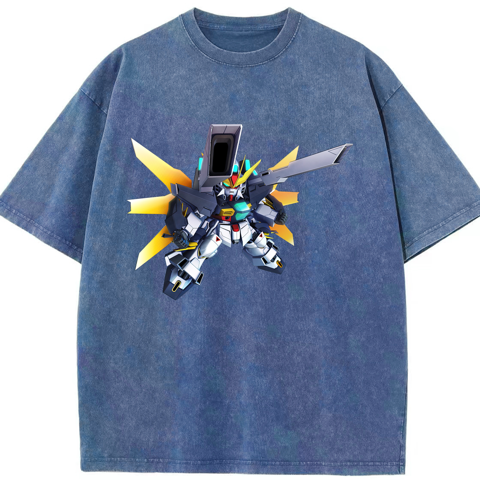 （画像用） 機動戦士ガンダム Mobile Suit Gundam 綿100% ヴィンテージ風 半袖Tシャツ（フロントプリント）