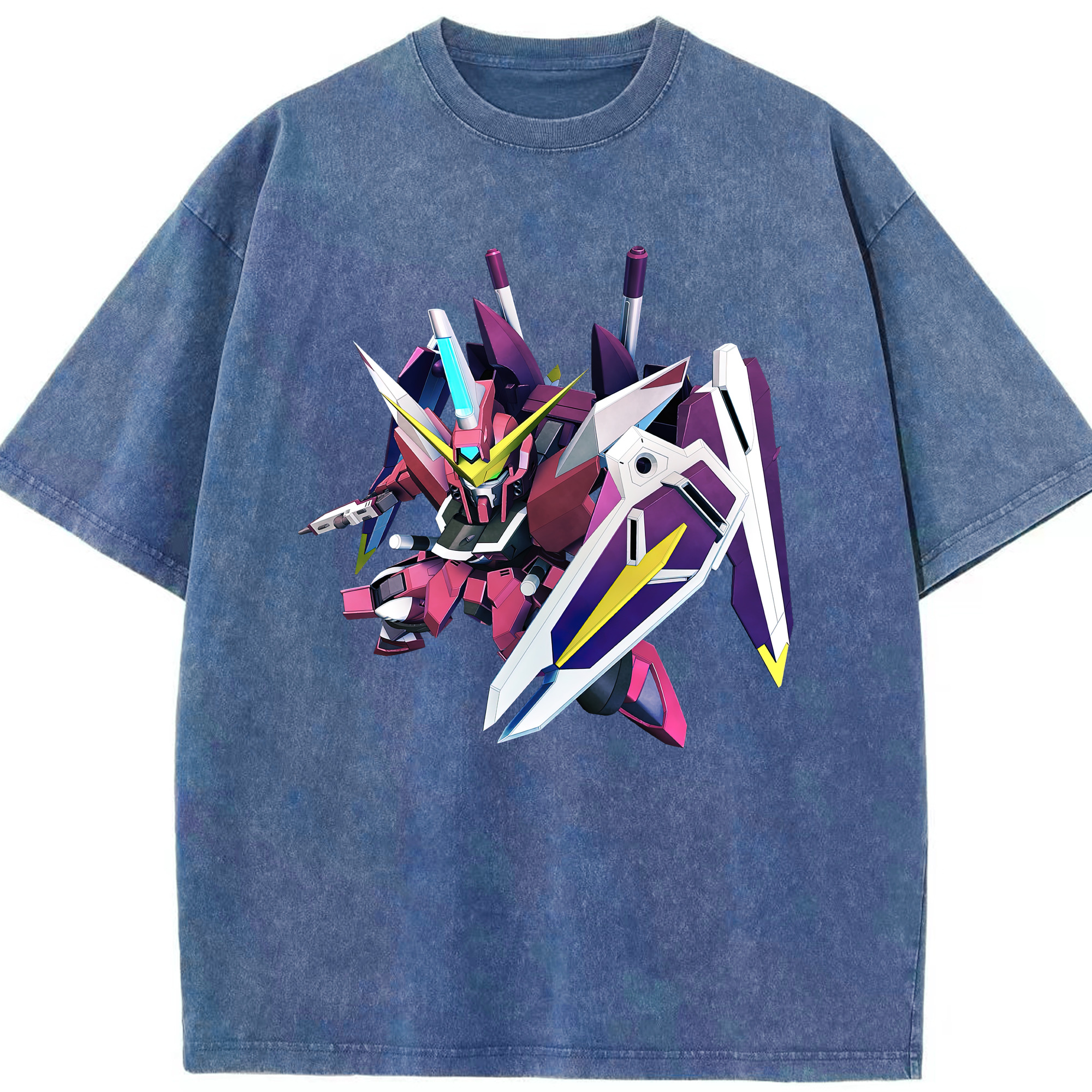 （画像用） 機動戦士ガンダム Mobile Suit Gundam 綿100% ヴィンテージ風 半袖Tシャツ（フロントプリント）