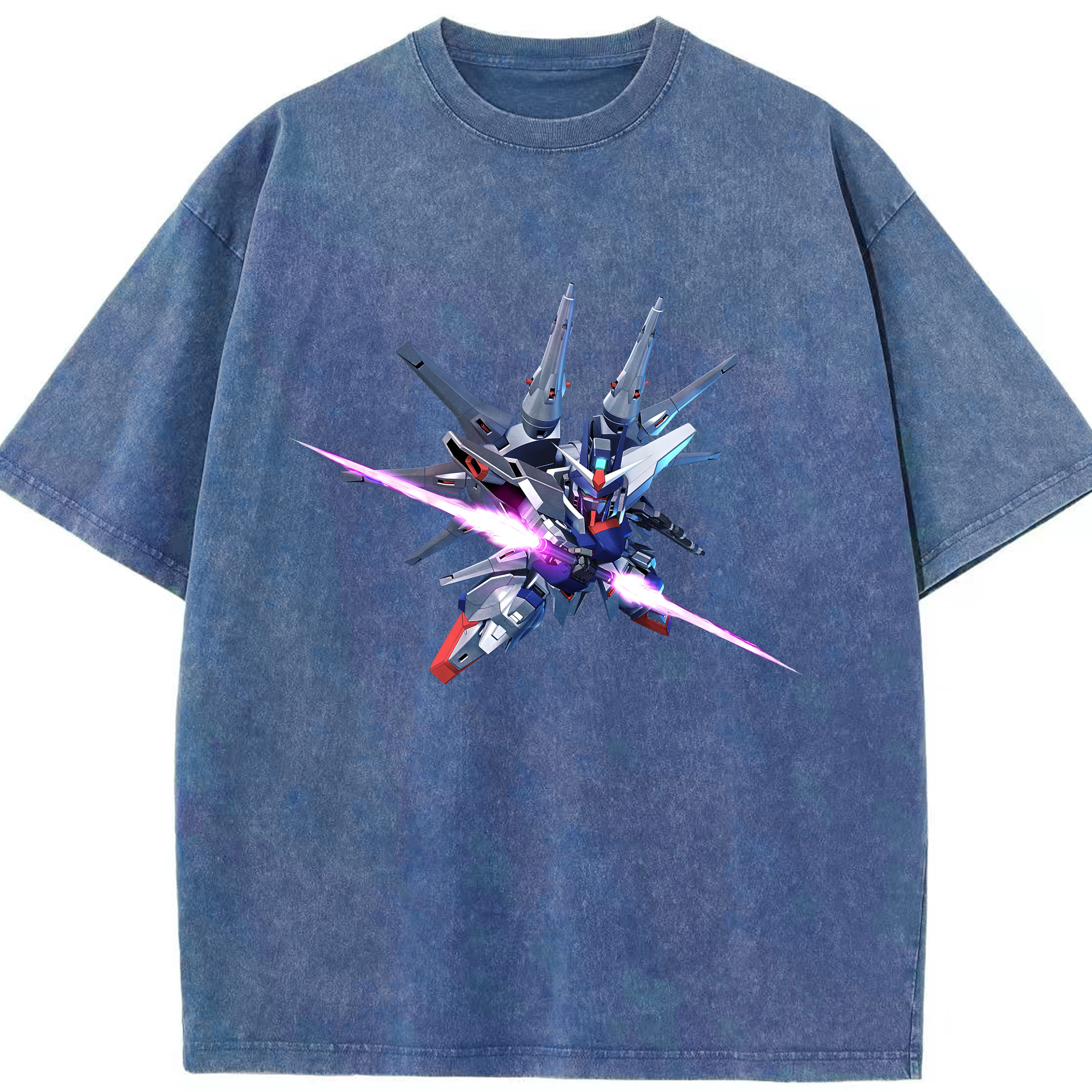 （画像用） 機動戦士ガンダム Mobile Suit Gundam 綿100% ヴィンテージ風 半袖Tシャツ（フロントプリント）