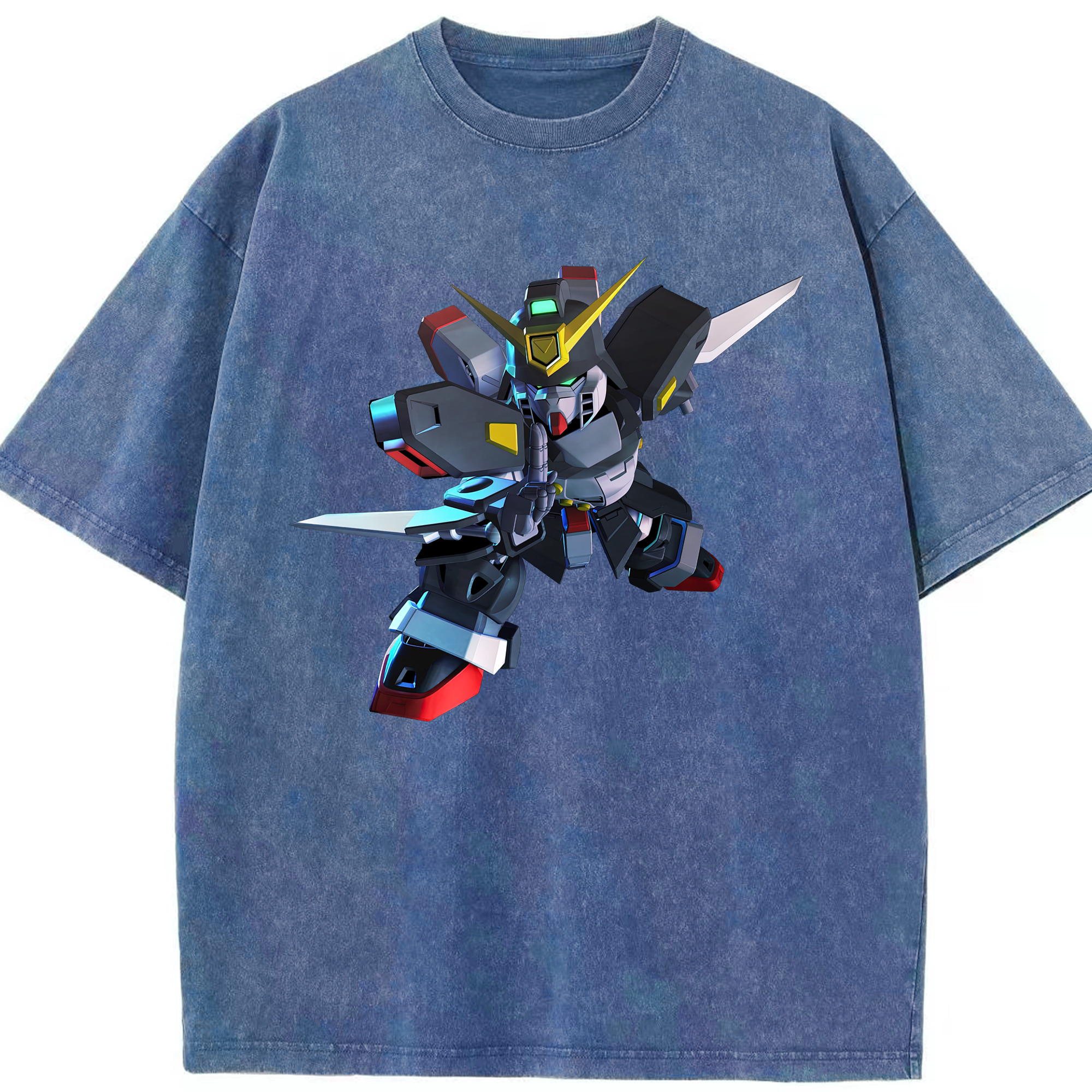 （画像用） 機動戦士ガンダム Mobile Suit Gundam 綿100% ヴィンテージ風 半袖Tシャツ（フロントプリント）