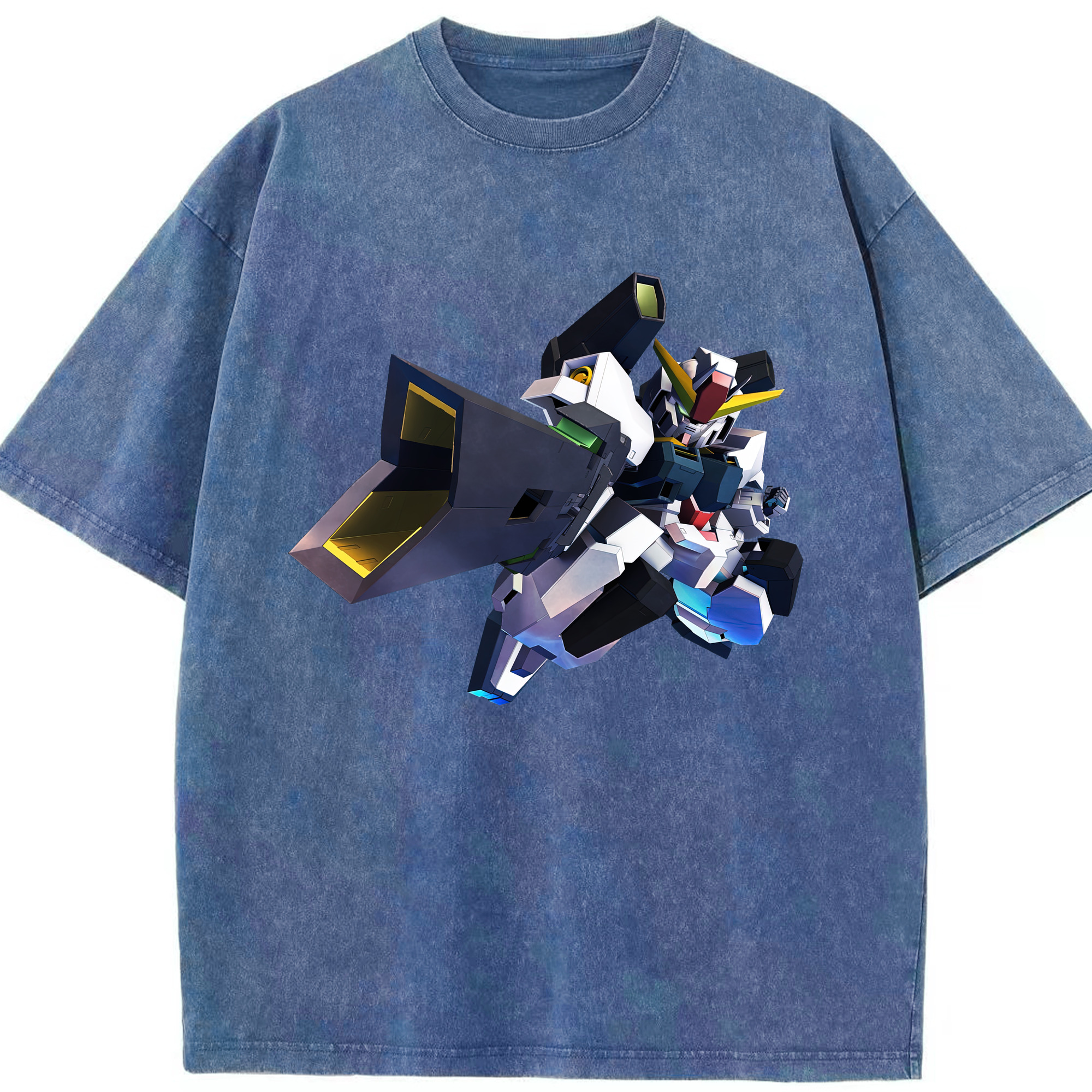 （画像用） 機動戦士ガンダム Mobile Suit Gundam 綿100% ヴィンテージ風 半袖Tシャツ（フロントプリント）