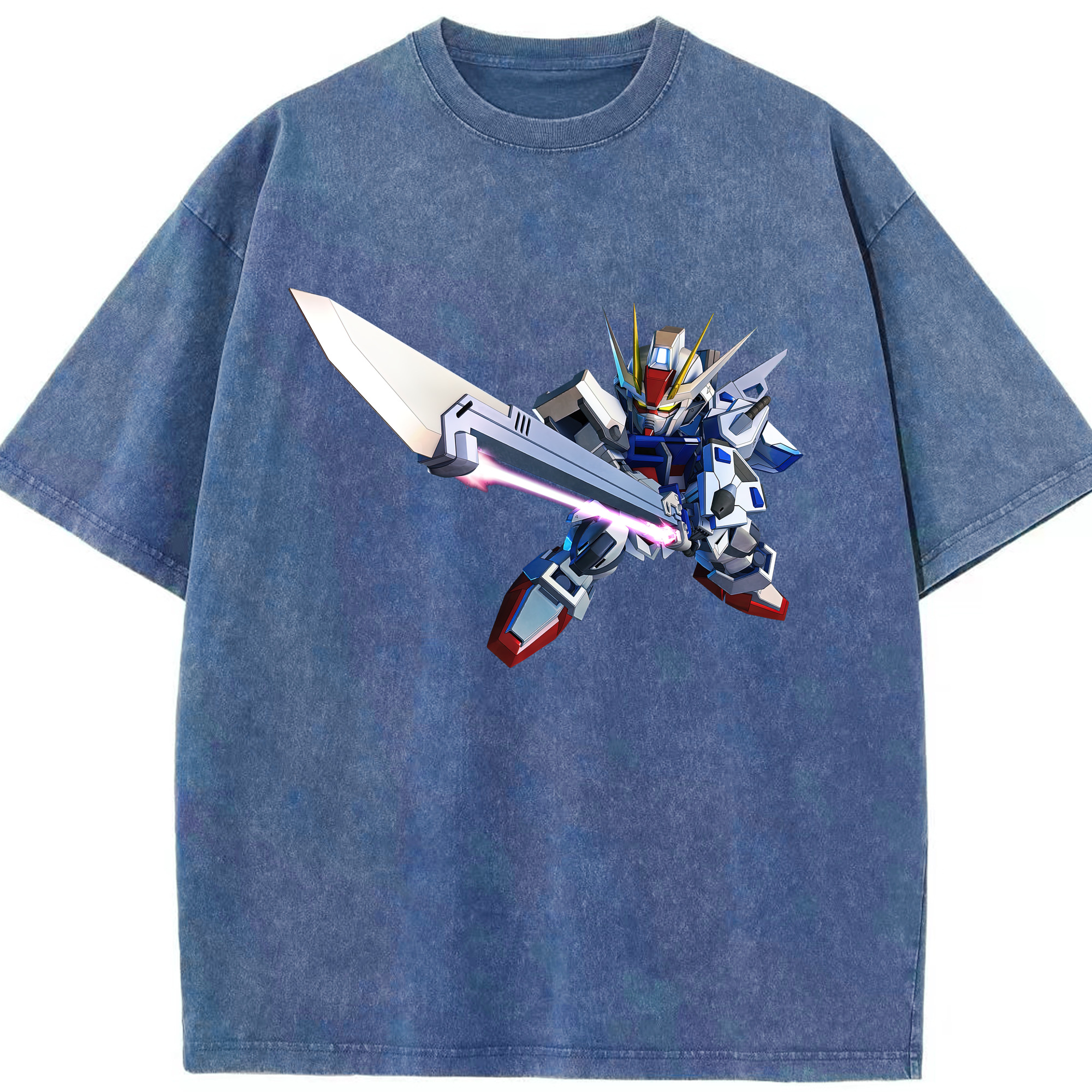 （画像用） 機動戦士ガンダム Mobile Suit Gundam 綿100% ヴィンテージ風 半袖Tシャツ（フロントプリント）