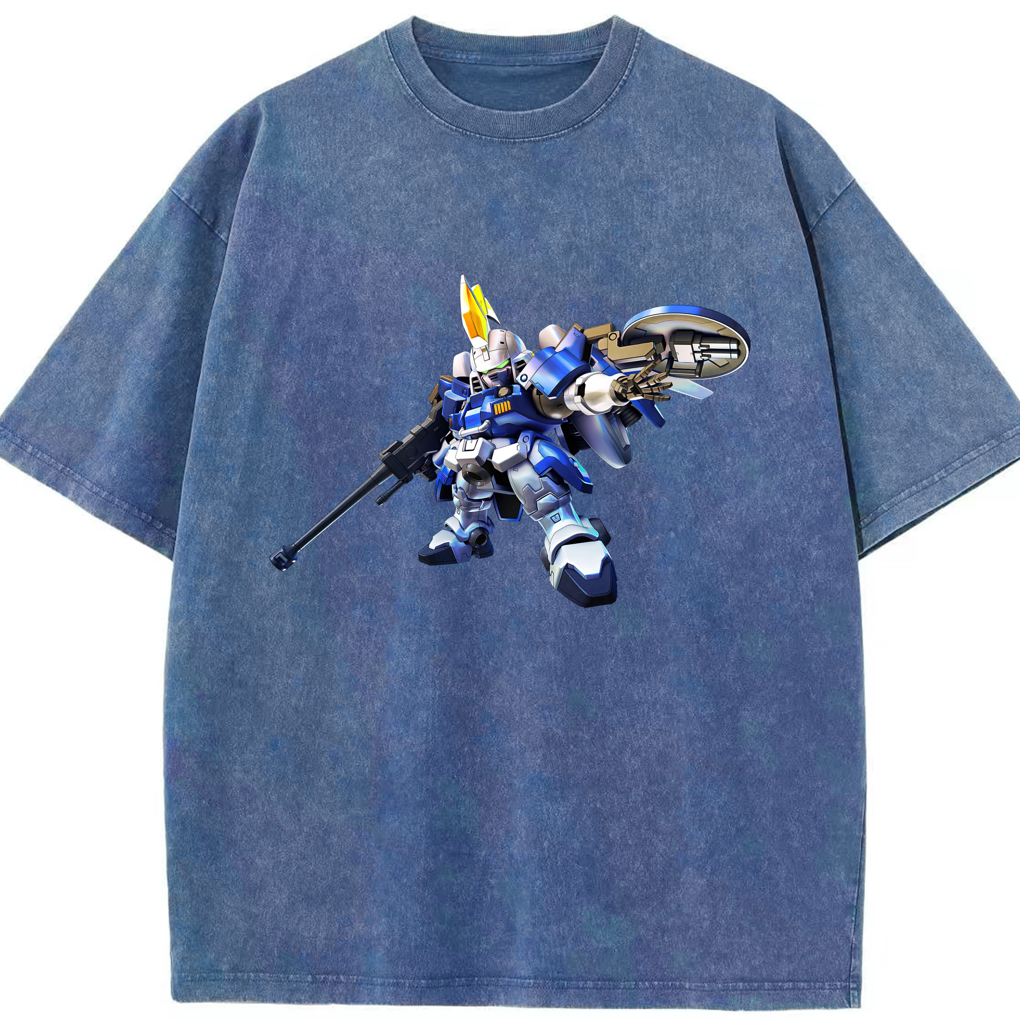 （画像用） 機動戦士ガンダム Mobile Suit Gundam 綿100% ヴィンテージ風 半袖Tシャツ（フロントプリント）