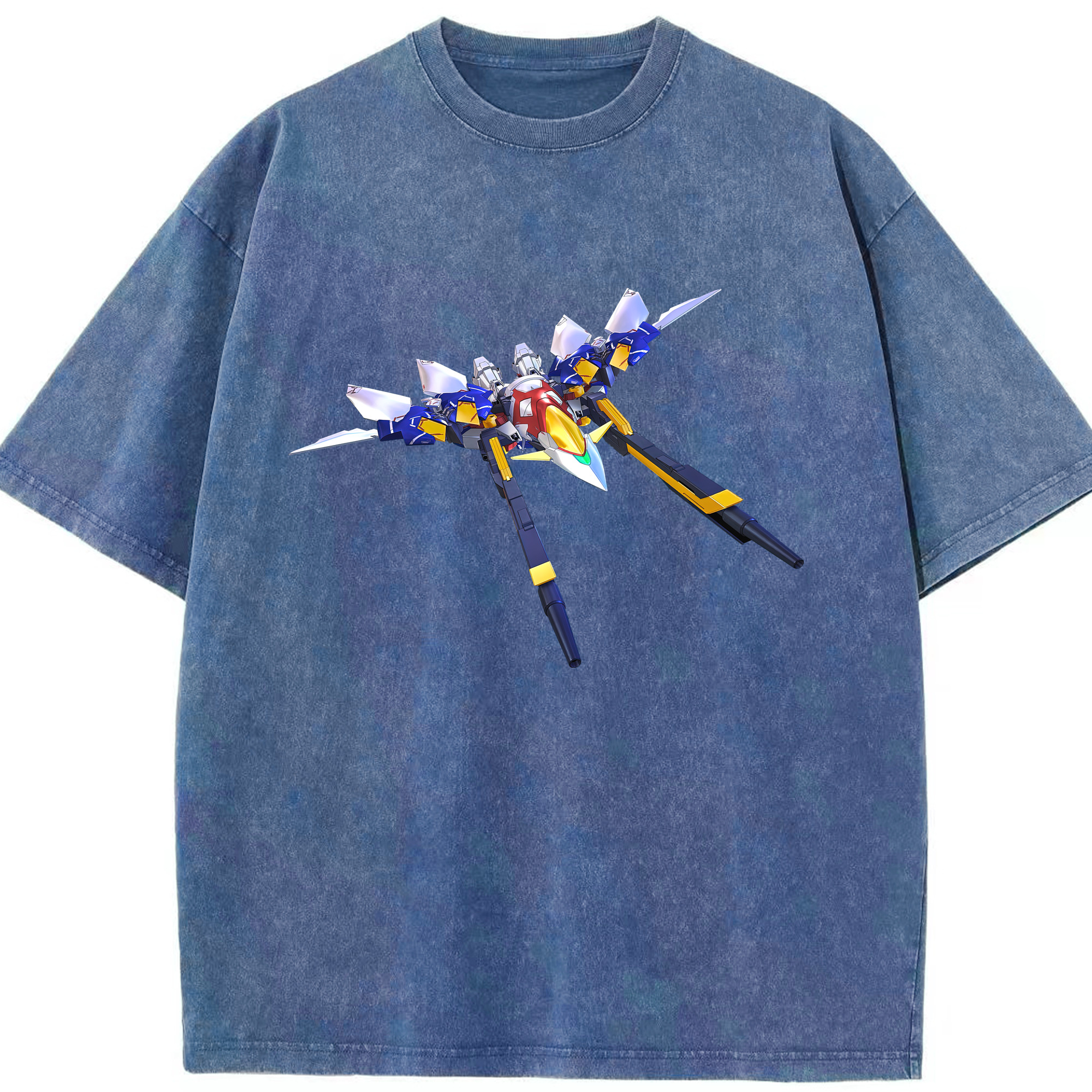 （画像用） 機動戦士ガンダム Mobile Suit Gundam 綿100% ヴィンテージ風 半袖Tシャツ（フロントプリント）