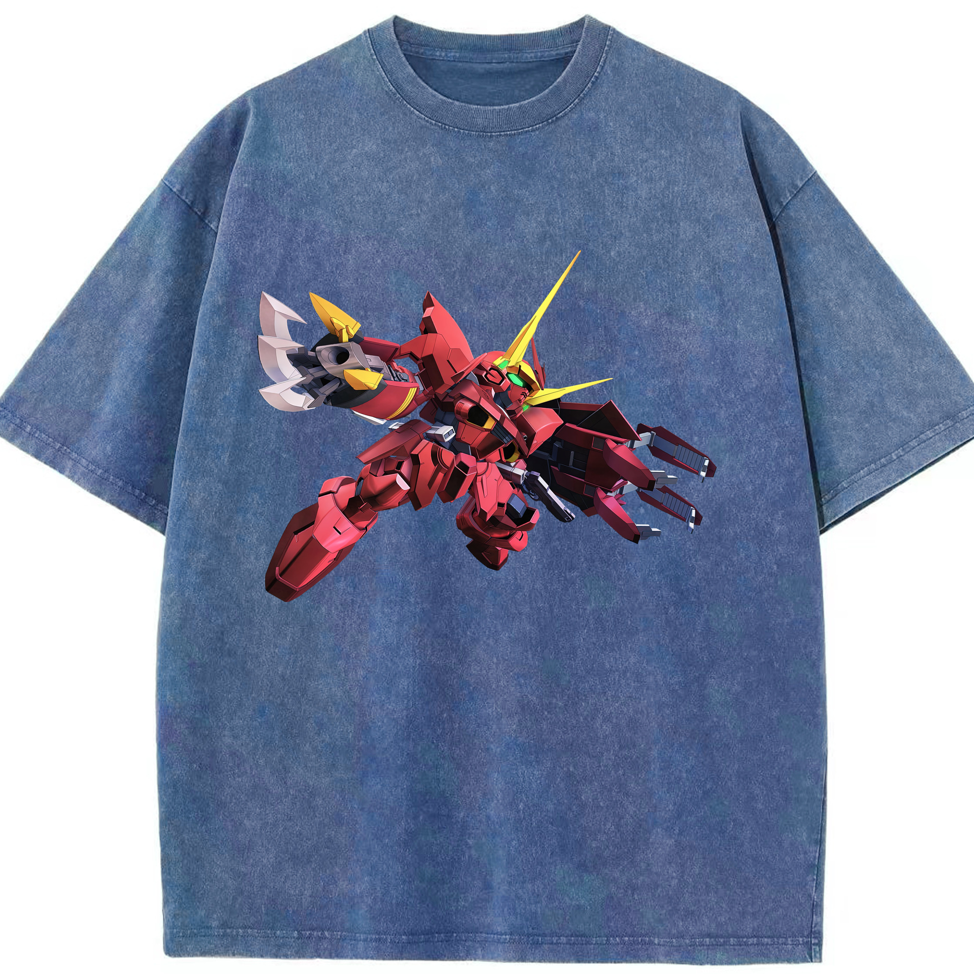 （画像用） 機動戦士ガンダム Mobile Suit Gundam 綿100% ヴィンテージ風 半袖Tシャツ（フロントプリント）