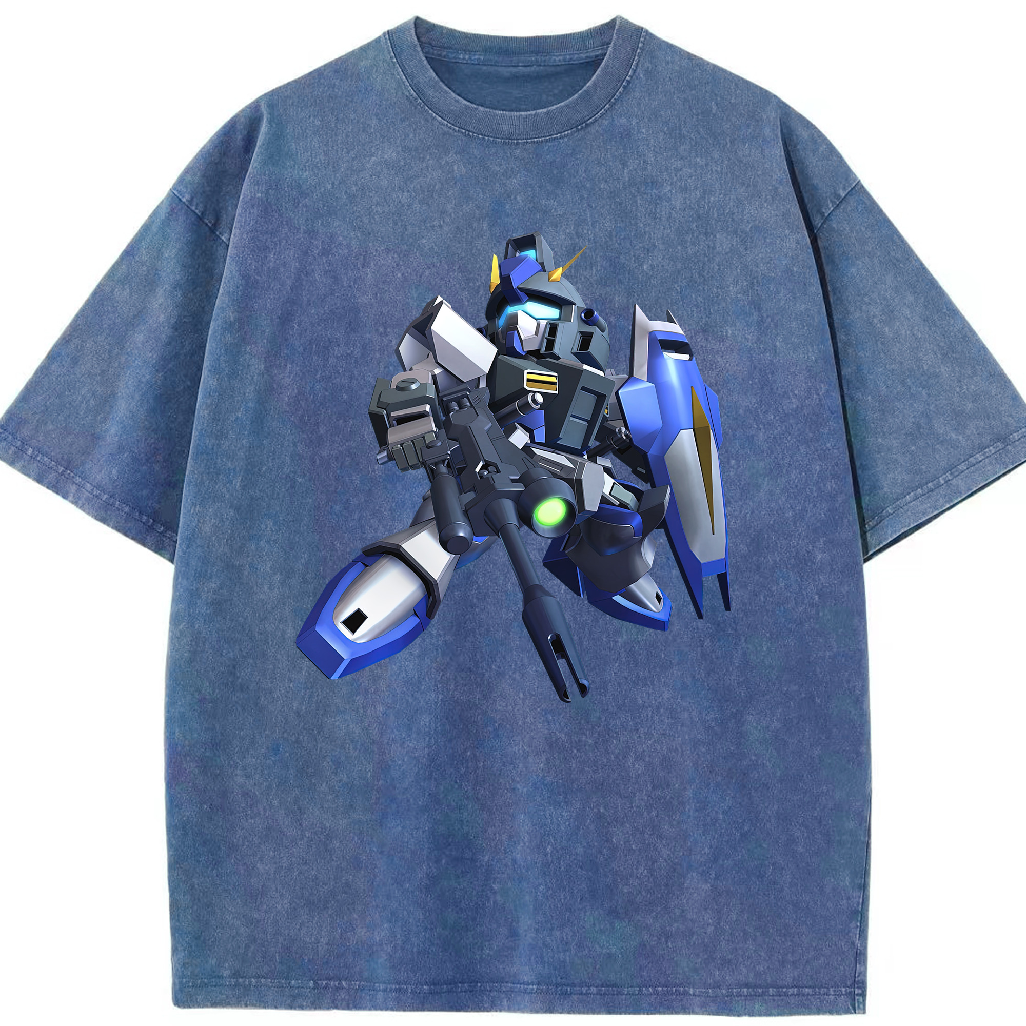（画像用） 機動戦士ガンダム Mobile Suit Gundam 綿100% ヴィンテージ風 半袖Tシャツ（フロントプリント）
