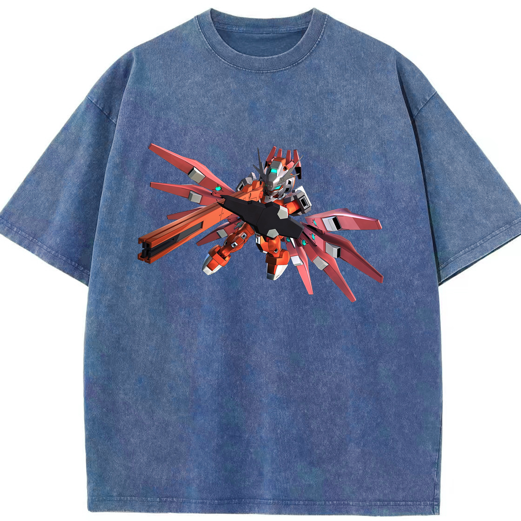 （画像用） 機動戦士ガンダム Mobile Suit Gundam 綿100% ヴィンテージ風 半袖Tシャツ（フロントプリント）