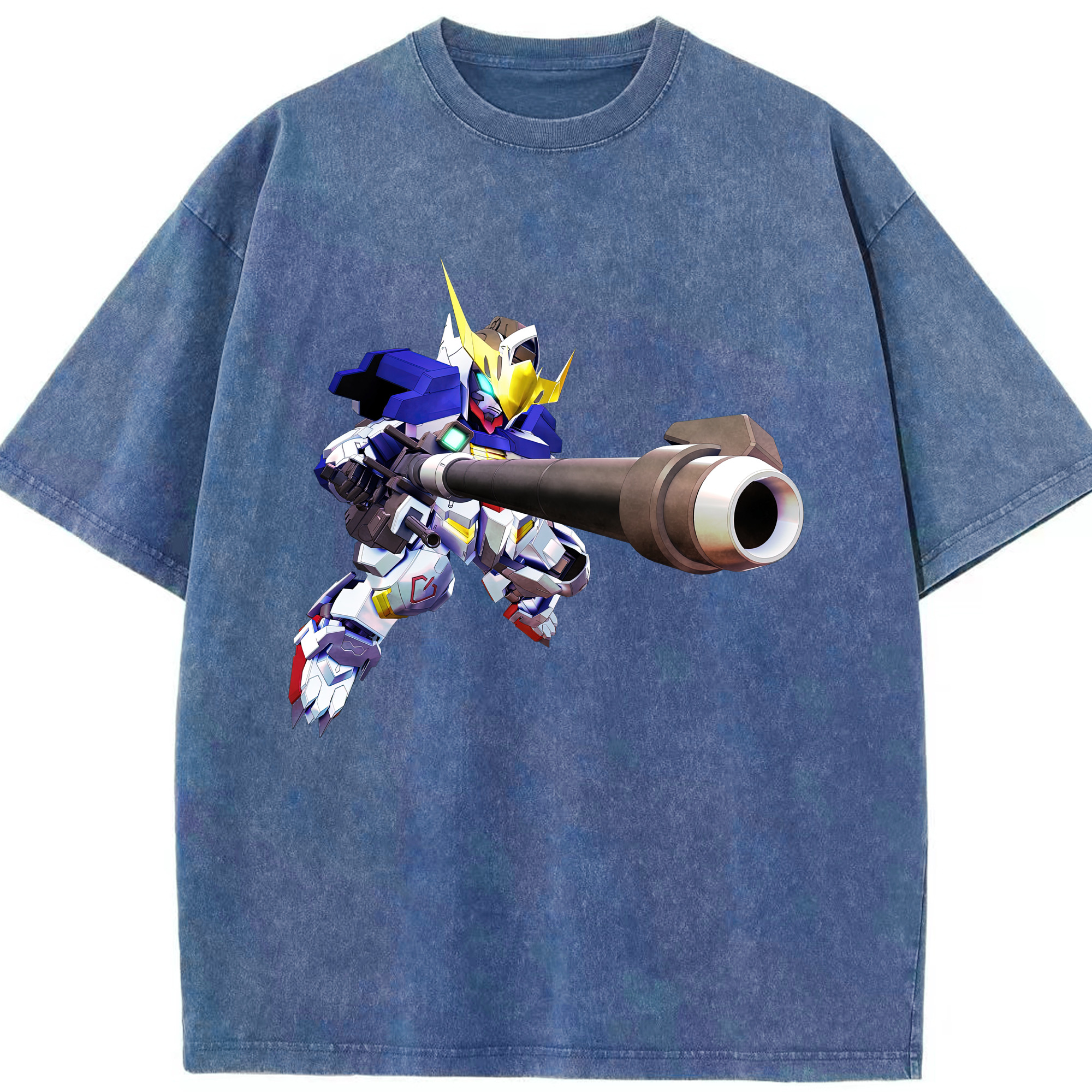 （画像用） 機動戦士ガンダム Mobile Suit Gundam 綿100% ヴィンテージ風 半袖Tシャツ（フロントプリント）