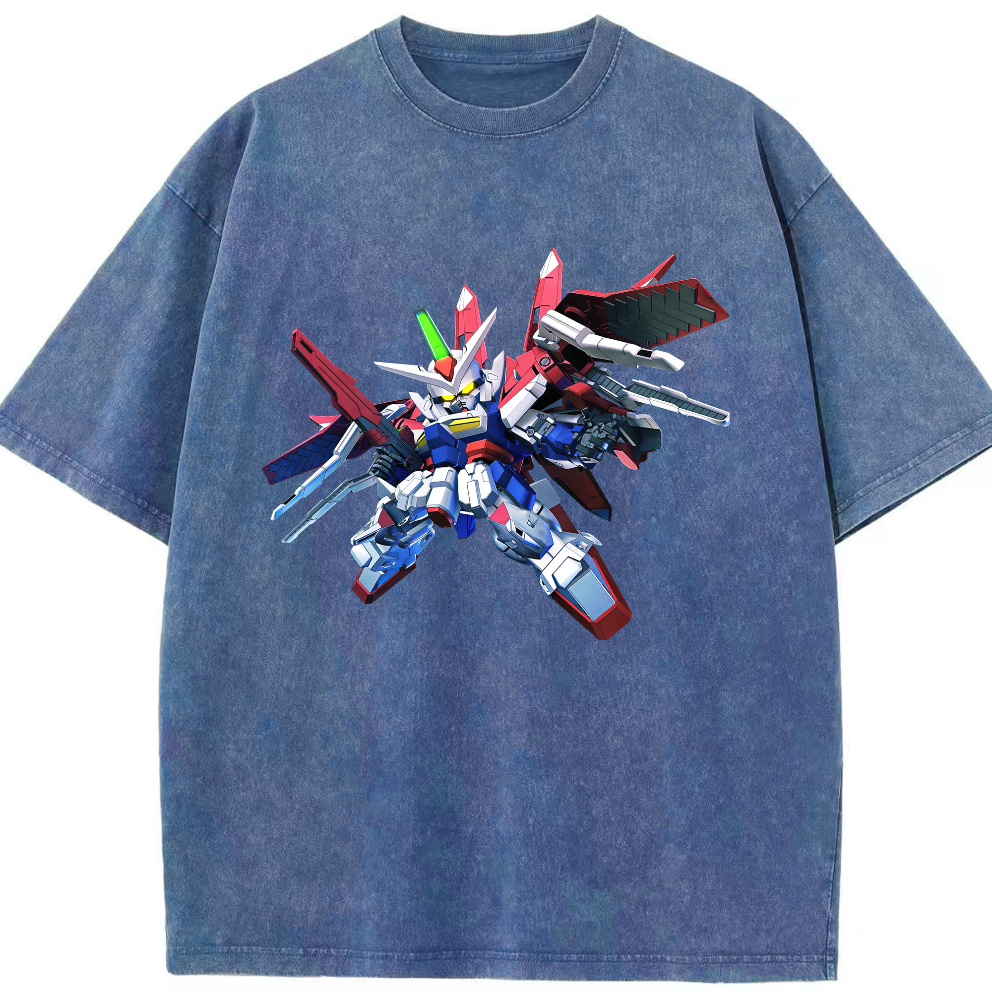 （画像用） 機動戦士ガンダム Mobile Suit Gundam 綿100% ヴィンテージ風 半袖Tシャツ（フロントプリント）