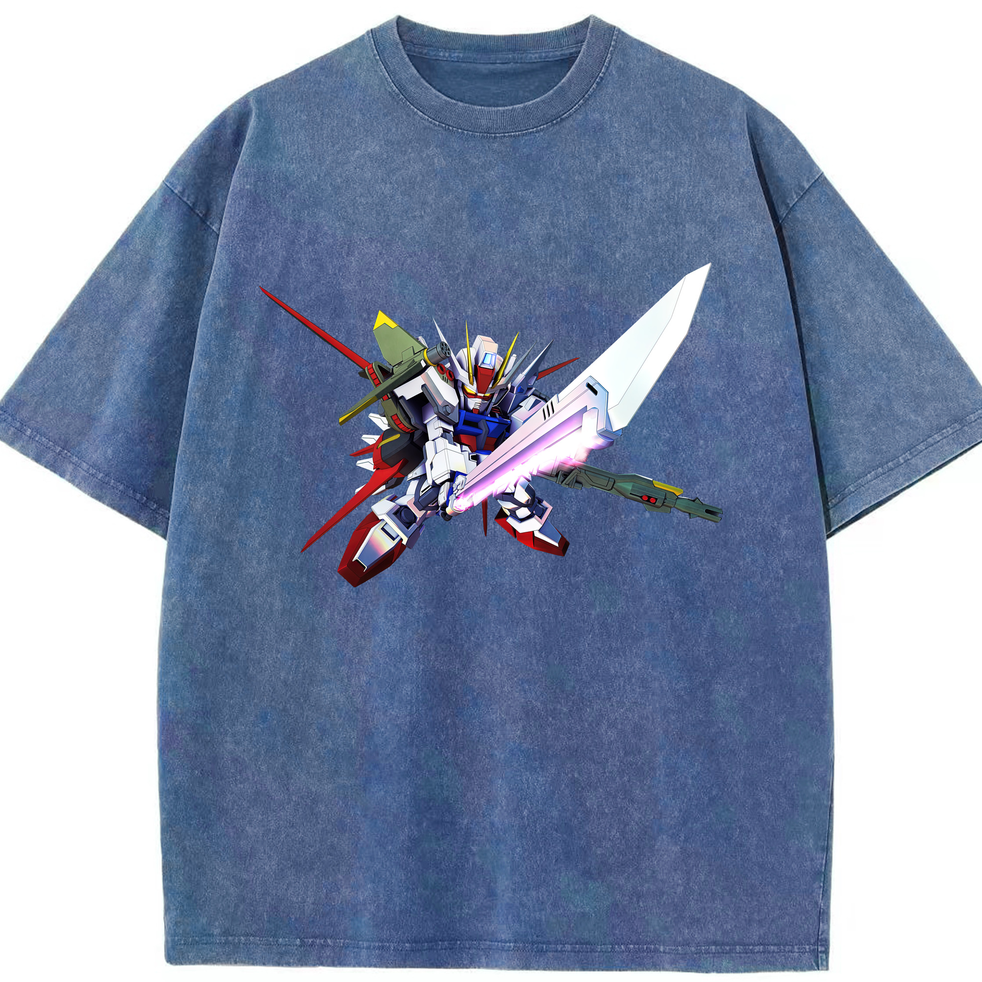 （画像用） 機動戦士ガンダム Mobile Suit Gundam 綿100% ヴィンテージ風 半袖Tシャツ（フロントプリント）