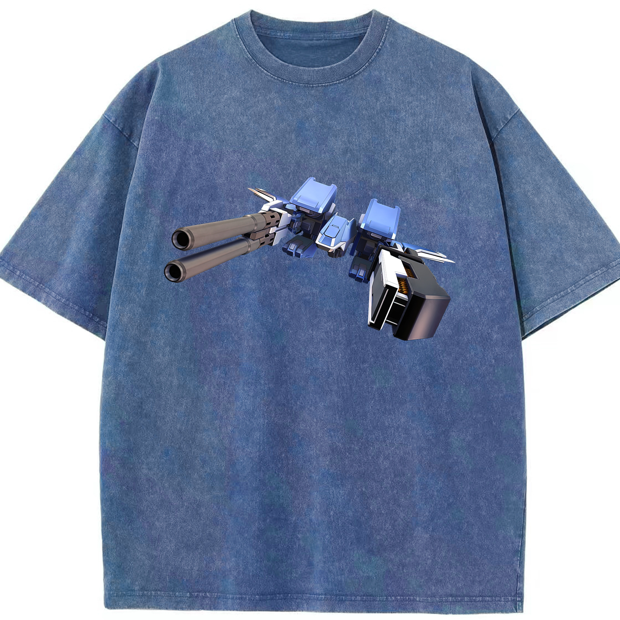 （画像用） 機動戦士ガンダム Mobile Suit Gundam 綿100% ヴィンテージ風 半袖Tシャツ（フロントプリント）