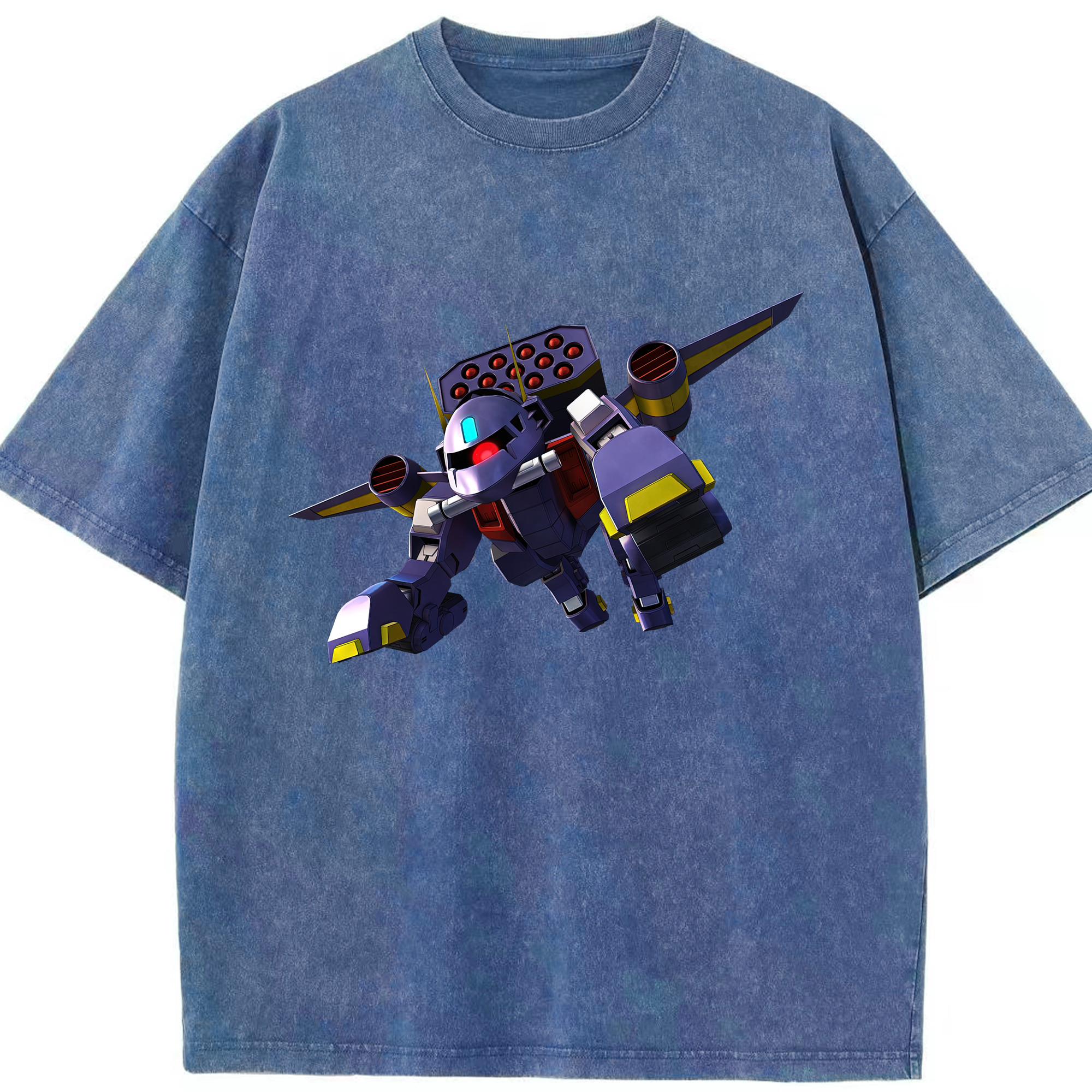 （画像用） 機動戦士ガンダム Mobile Suit Gundam 綿100% ヴィンテージ風 半袖Tシャツ（フロントプリント）