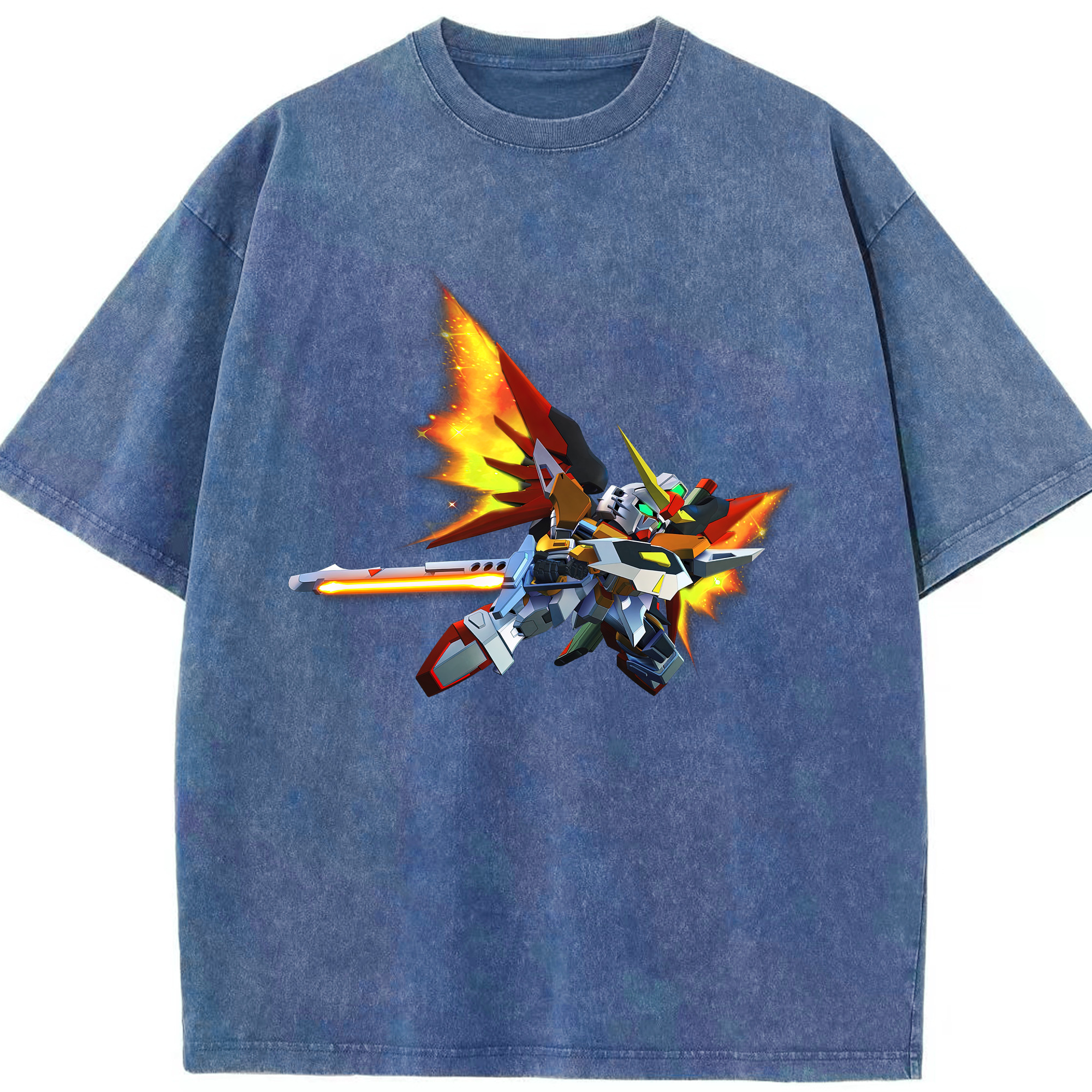 （画像用） 機動戦士ガンダム Mobile Suit Gundam 綿100% ヴィンテージ風 半袖Tシャツ（フロントプリント）