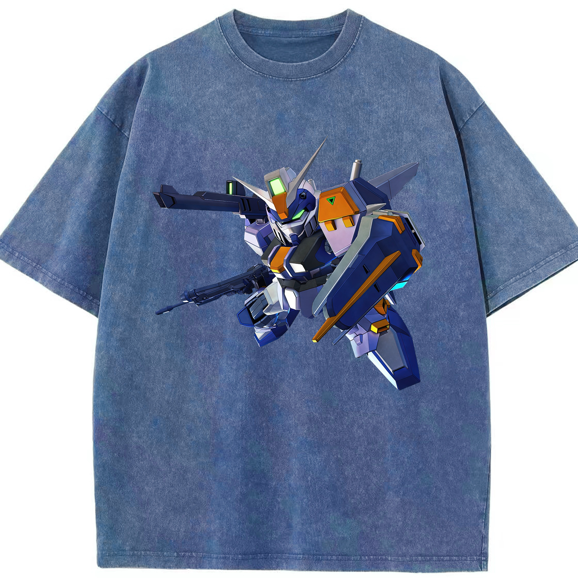 （画像用） 機動戦士ガンダム Mobile Suit Gundam 綿100% ヴィンテージ風 半袖Tシャツ（フロントプリント）
