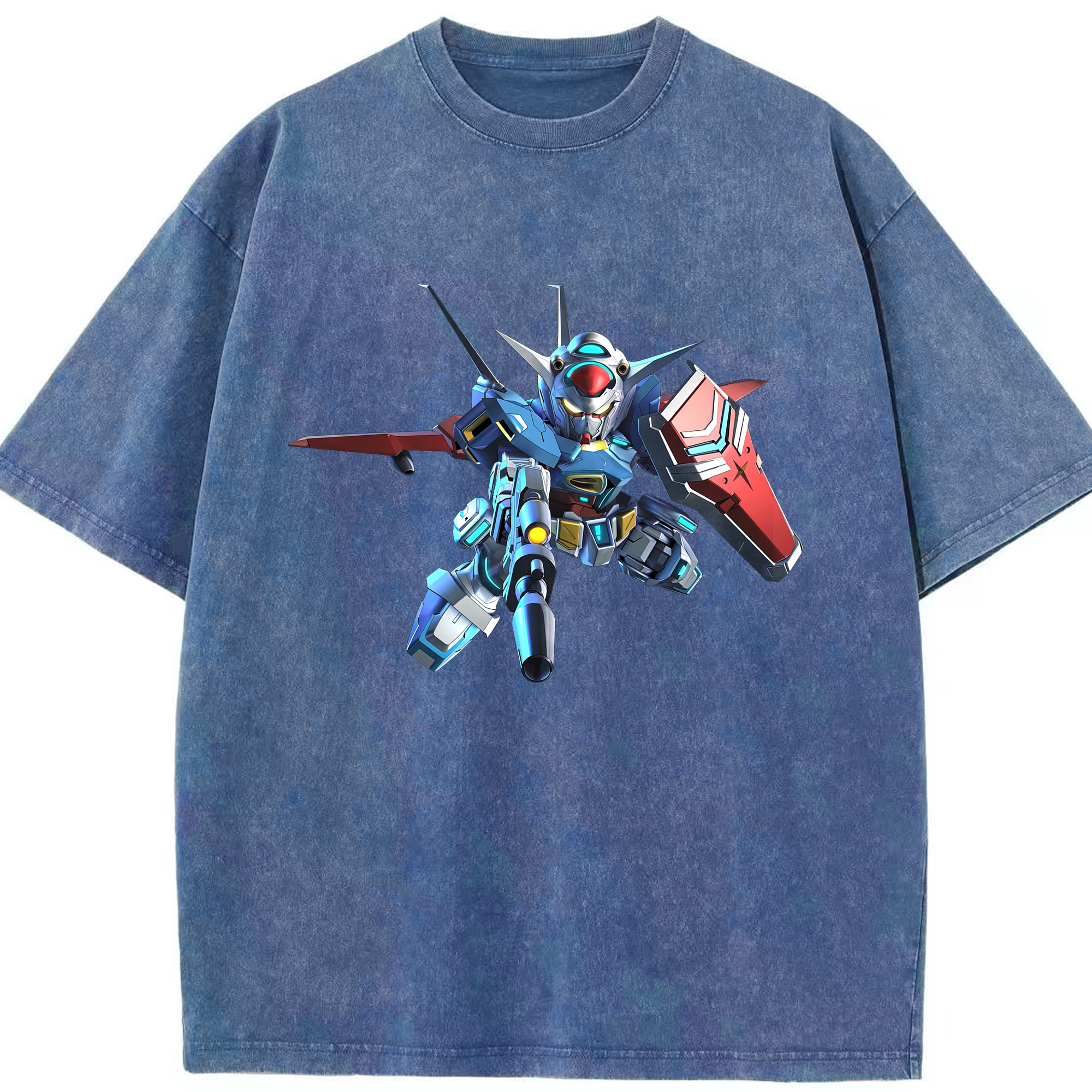 （画像用） 機動戦士ガンダム Mobile Suit Gundam 綿100% ヴィンテージ風 半袖Tシャツ（フロントプリント）