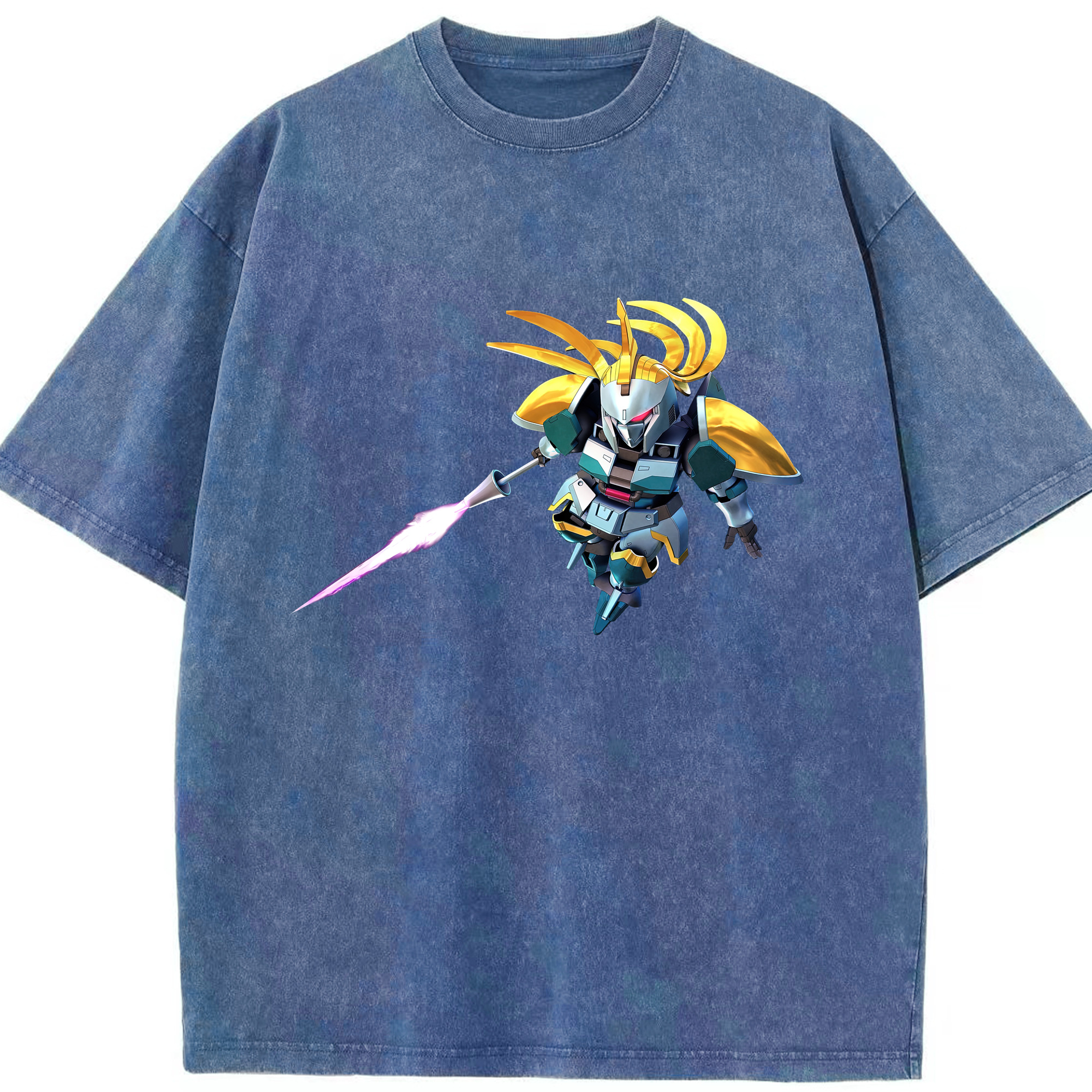 （画像用） 機動戦士ガンダム Mobile Suit Gundam 綿100% ヴィンテージ風 半袖Tシャツ（フロントプリント）
