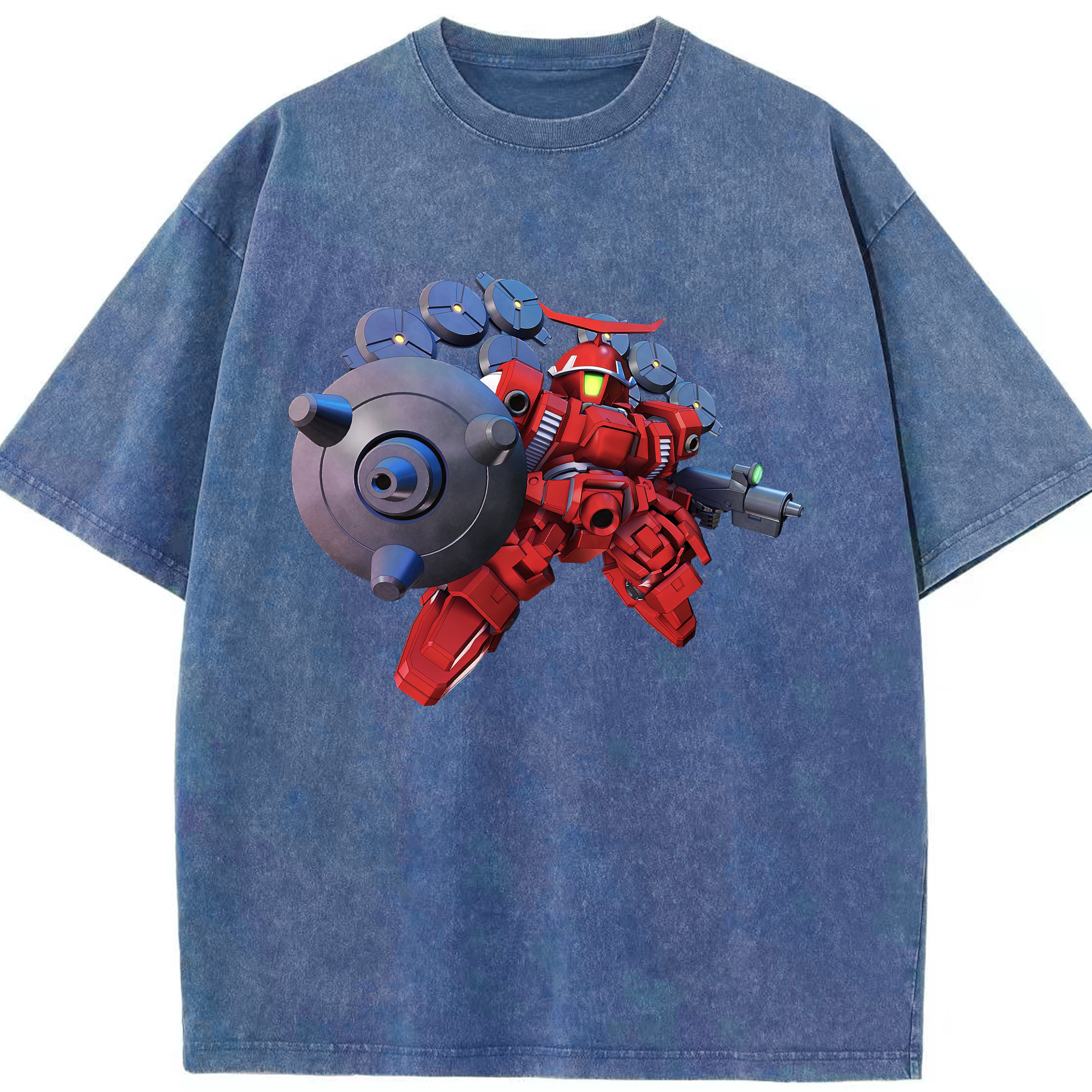 （画像用） 機動戦士ガンダム Mobile Suit Gundam 綿100% ヴィンテージ風 半袖Tシャツ（フロントプリント）